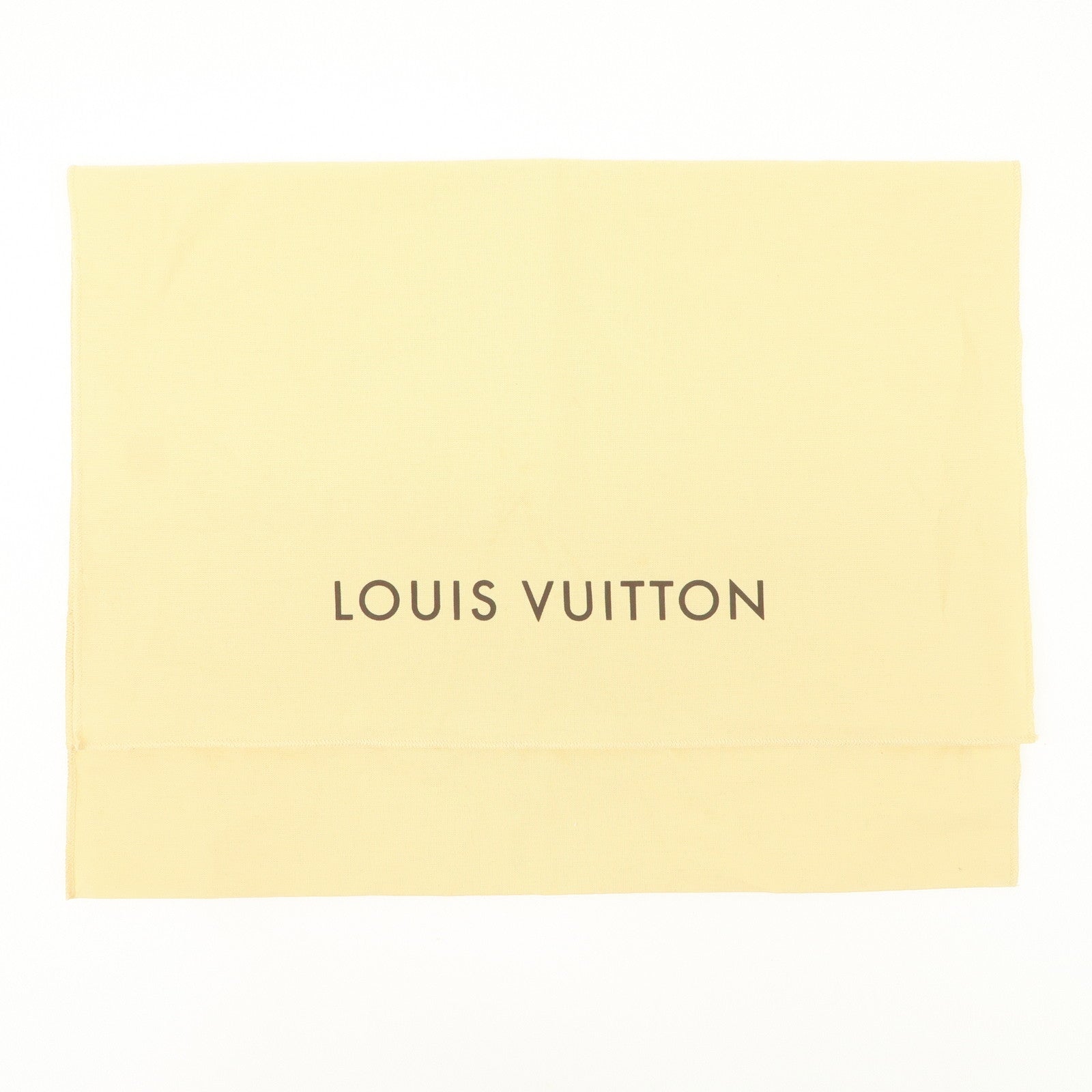 Louis Vuitton Set Of 10 Dust Bag Storage Bag Flap Style Beige