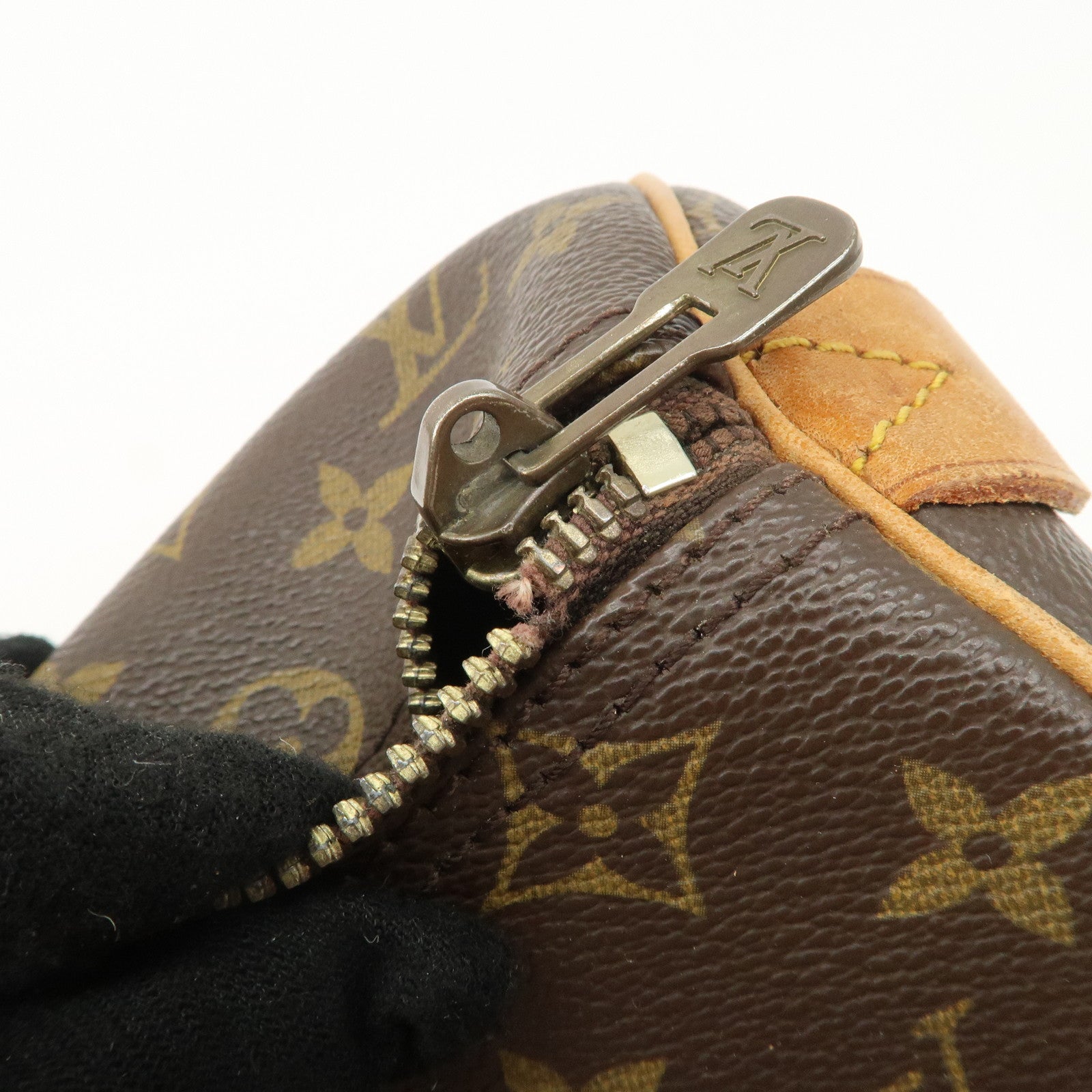 Louis Vuitton Monogram Keep All 45 Boston Bag Brown M41428 Used