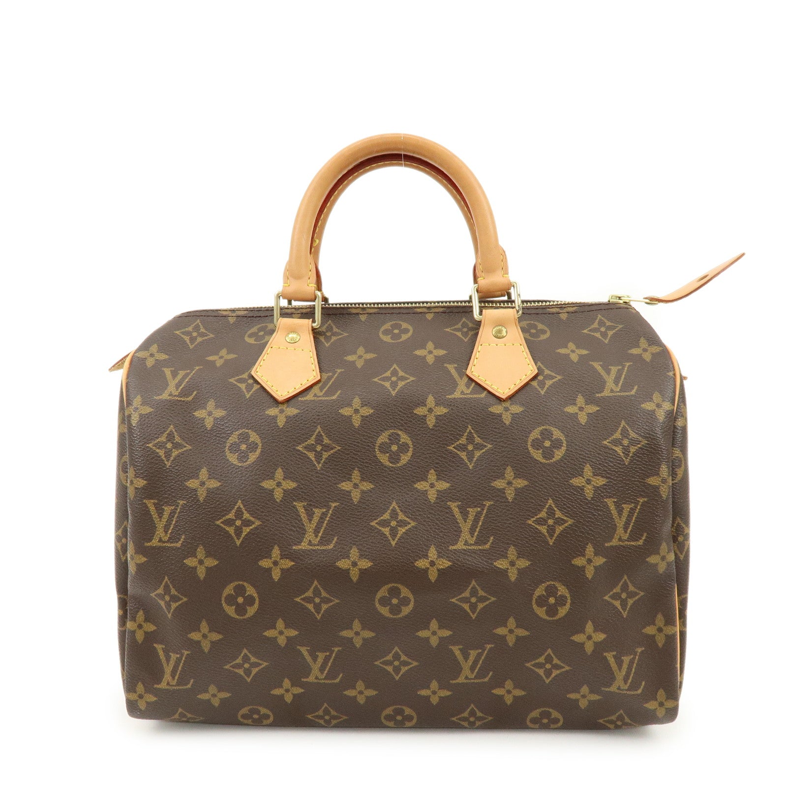 Louis Vuitton Monogram Speedy 30 Boston Bag Hand Bag Brown M41526