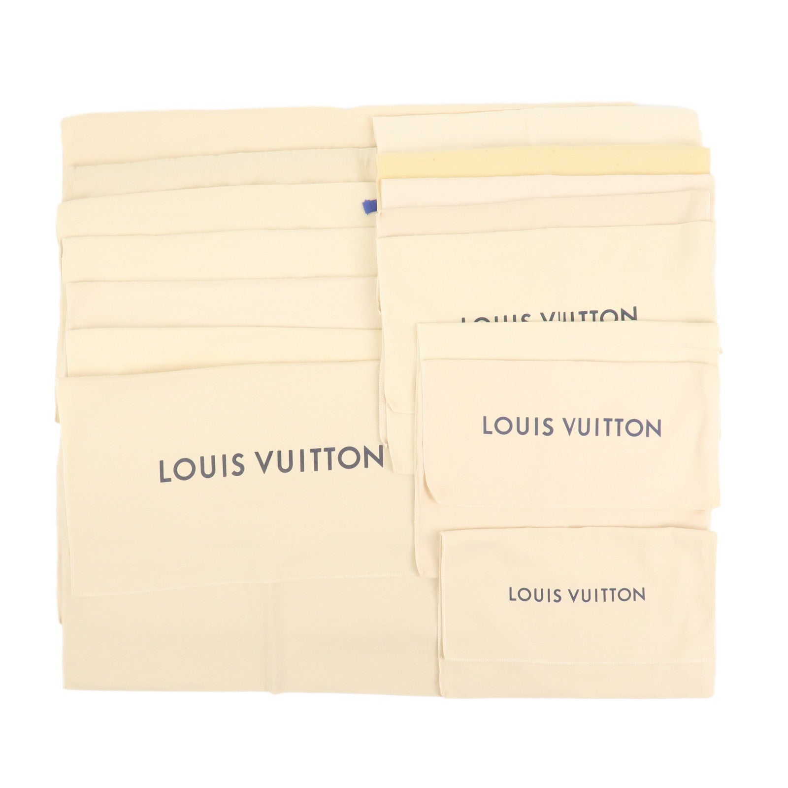 Louis Vuitton Set of 15 Dust Bag Storage Bag Flap Drawstring Style