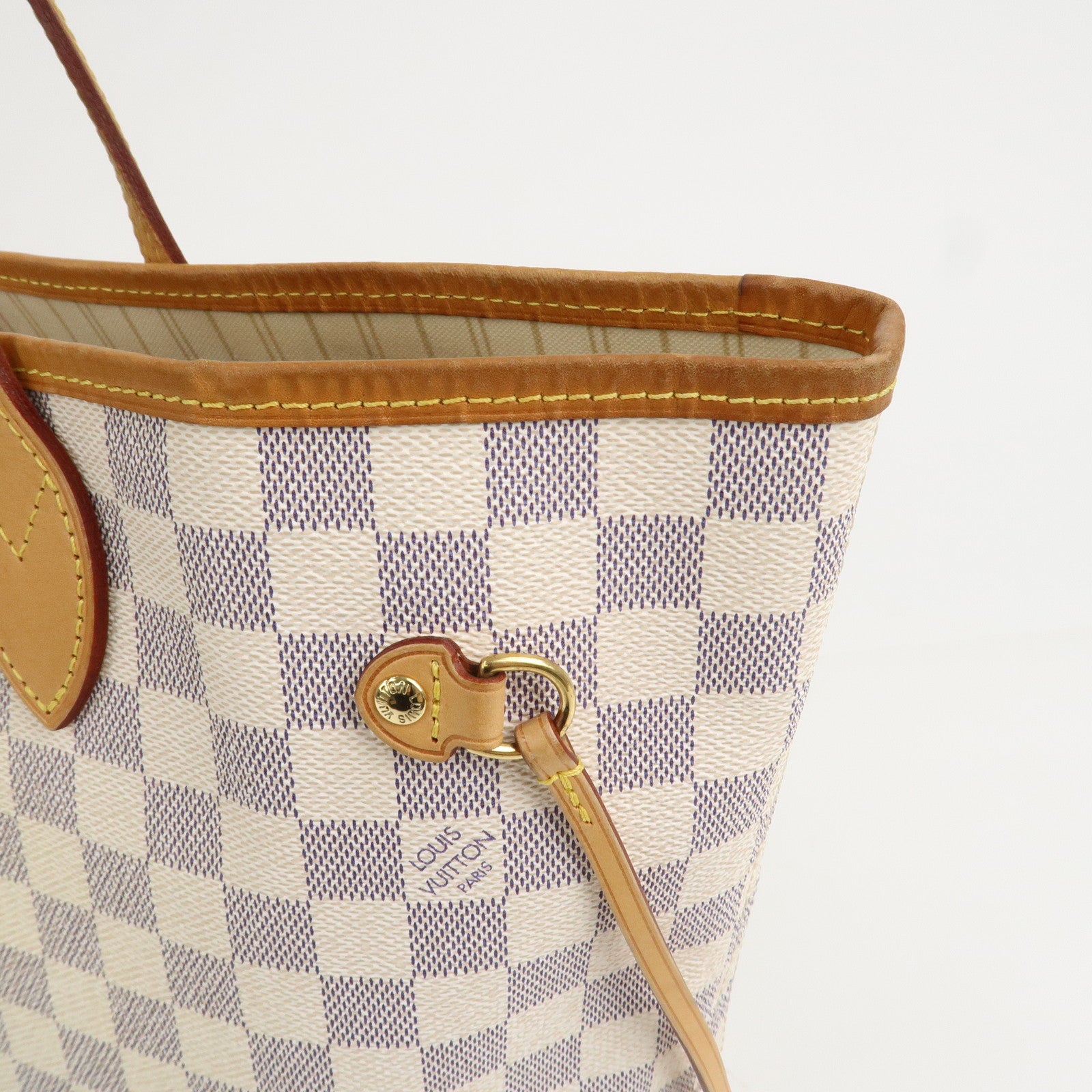 Louis Vuitton Damier Azur Neverfull MM Tote Bag N41361