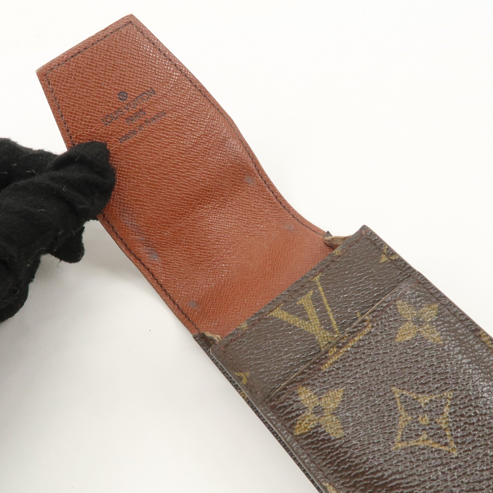 Louis Vuitton Monogram Set Of 3 Etui Cigarette Case Pen Case M63024 M62990 Used