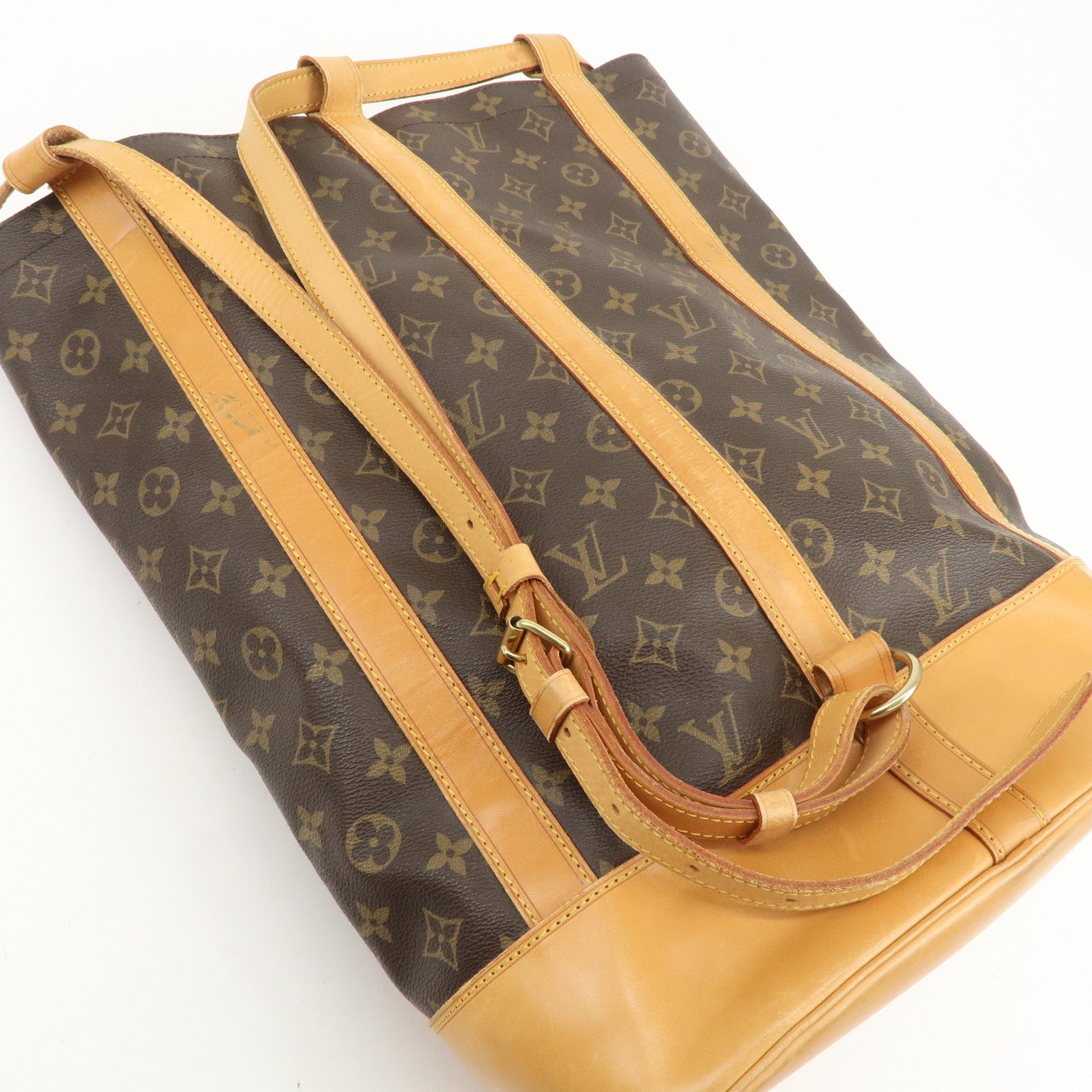 Louis Vuitton Monogram Randonnee GM Shoulder Bag Brown M42244