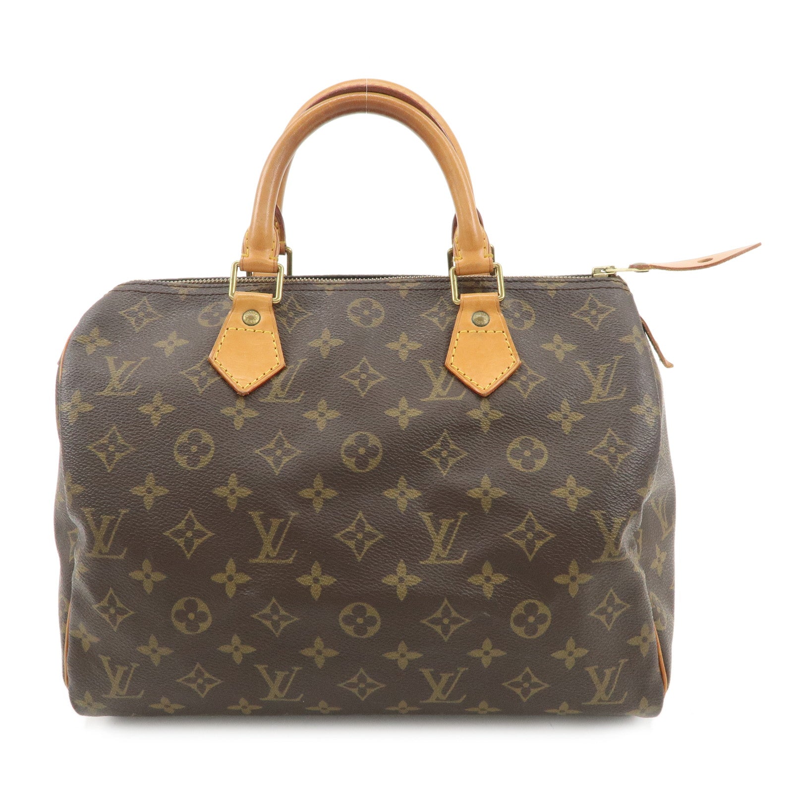 Louis Vuitton Monogram Speedy 30 Hand Bag Boston Bag M41526 Used