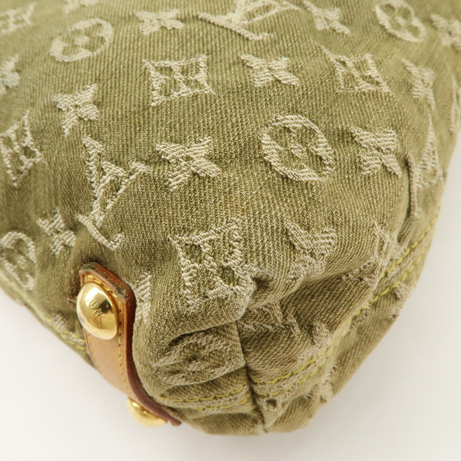 Louis Vuitton Monogram Denim Baggy GM Shoulder Bag Lichen M95211
