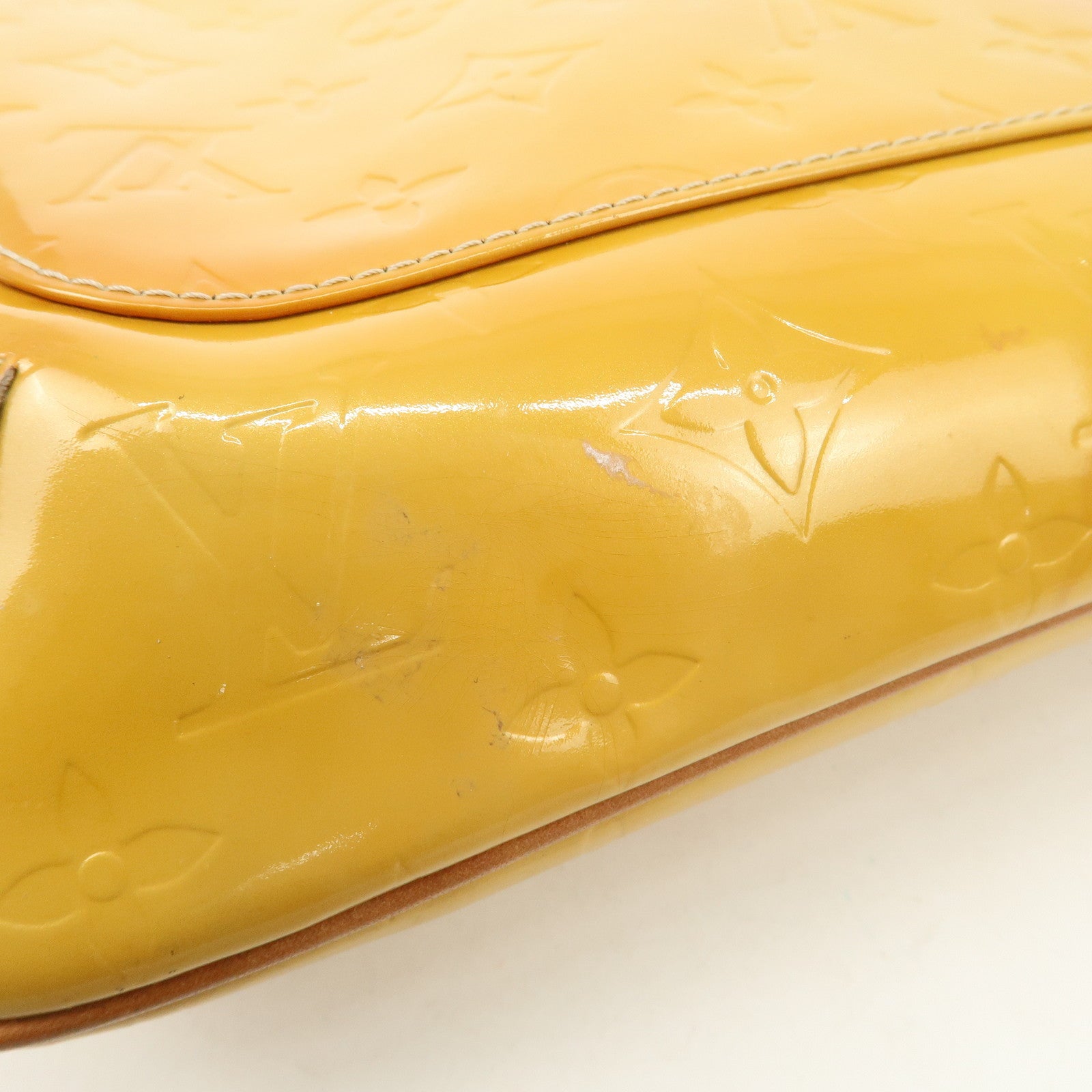 Louis Vuitton Monogram Vernis Thompson Street Jaune M91123 Used
