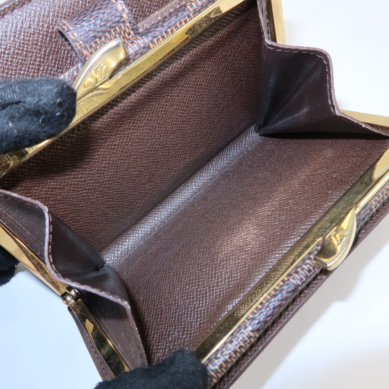 Louis Vuitton Damier Portefeuille Viennois Wallet N61674 Used