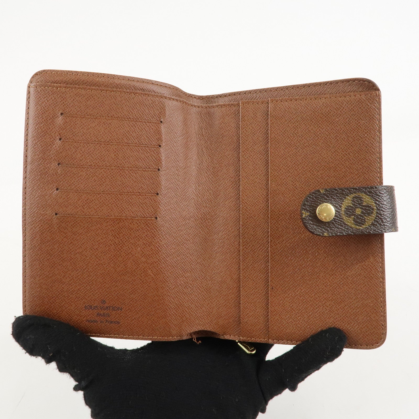 Louis Vuitton Monogram Porte Papier Zip Bi-fold Wallet M61207 Used