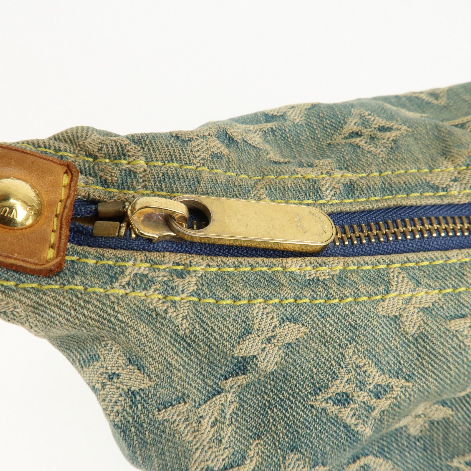 Louis Vuitton Monogram Denim Baggy GM Shoulder Bag M95048 Used