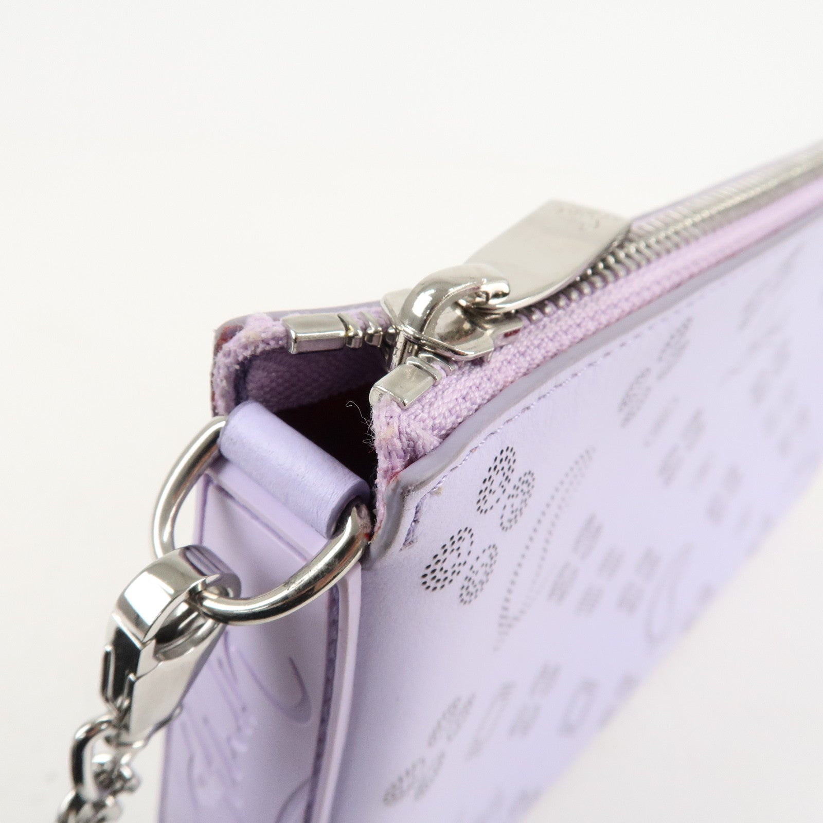 Christian Louboutin Loubila Chain Shoulder Bag Light Purple Used