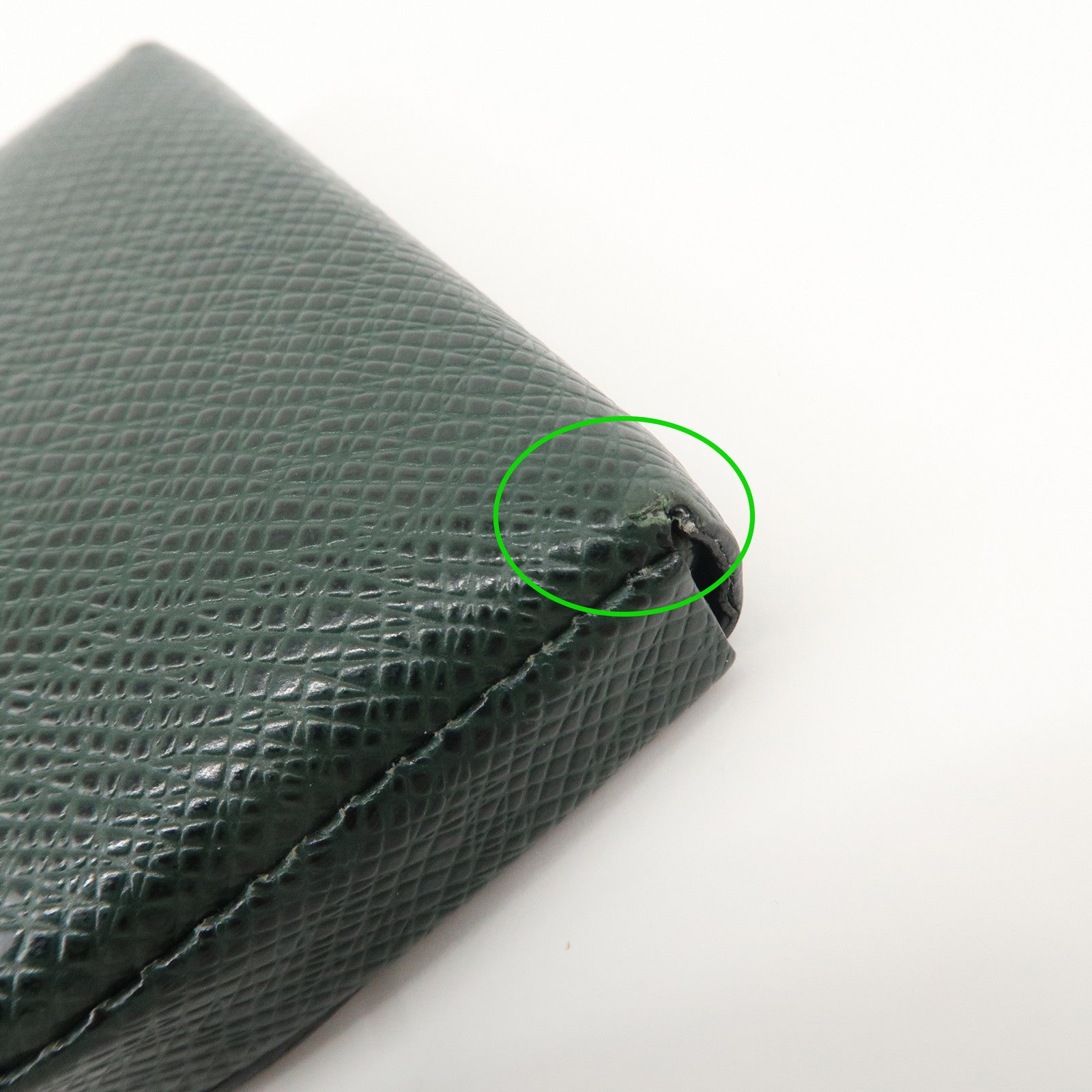 Louis Vuitton Set of 2 Taiga Coin Case Sepia Epicea M30374 M30384 Used