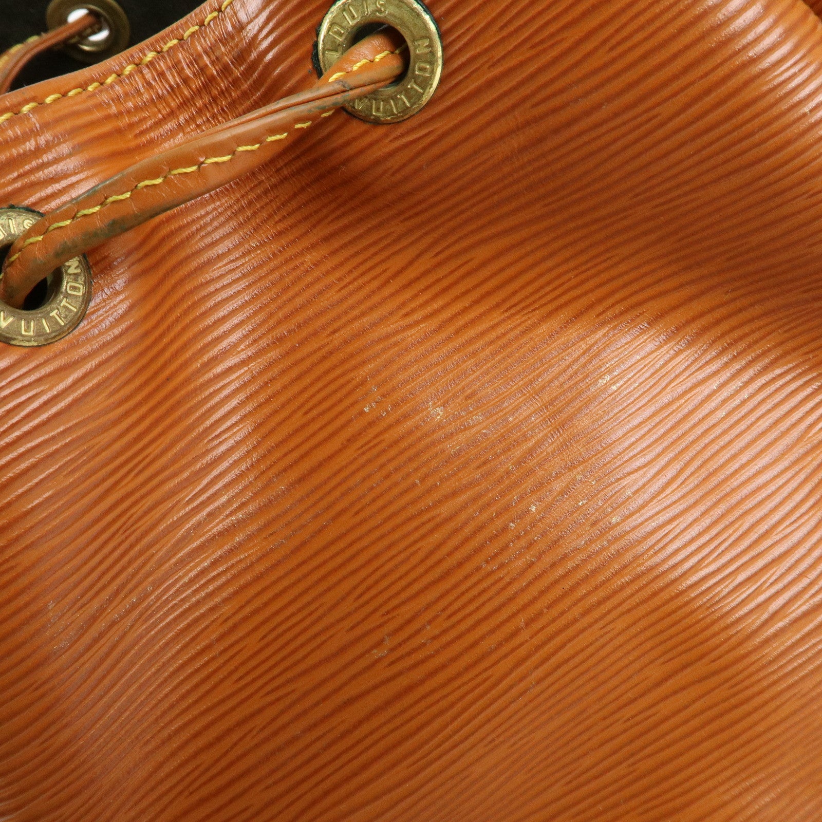 Louis Vuitton Epi Petit Noe Shoulder Bag Zipang Gold M44108 Used