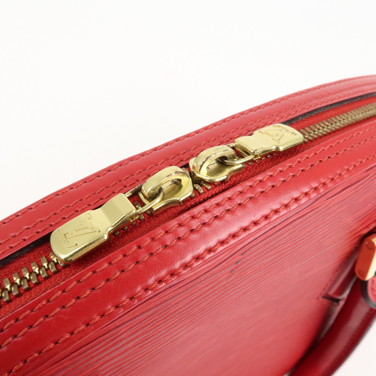 Louis Vuitton Epi Jasmine Hand Bag Castilian Red M52087 Used