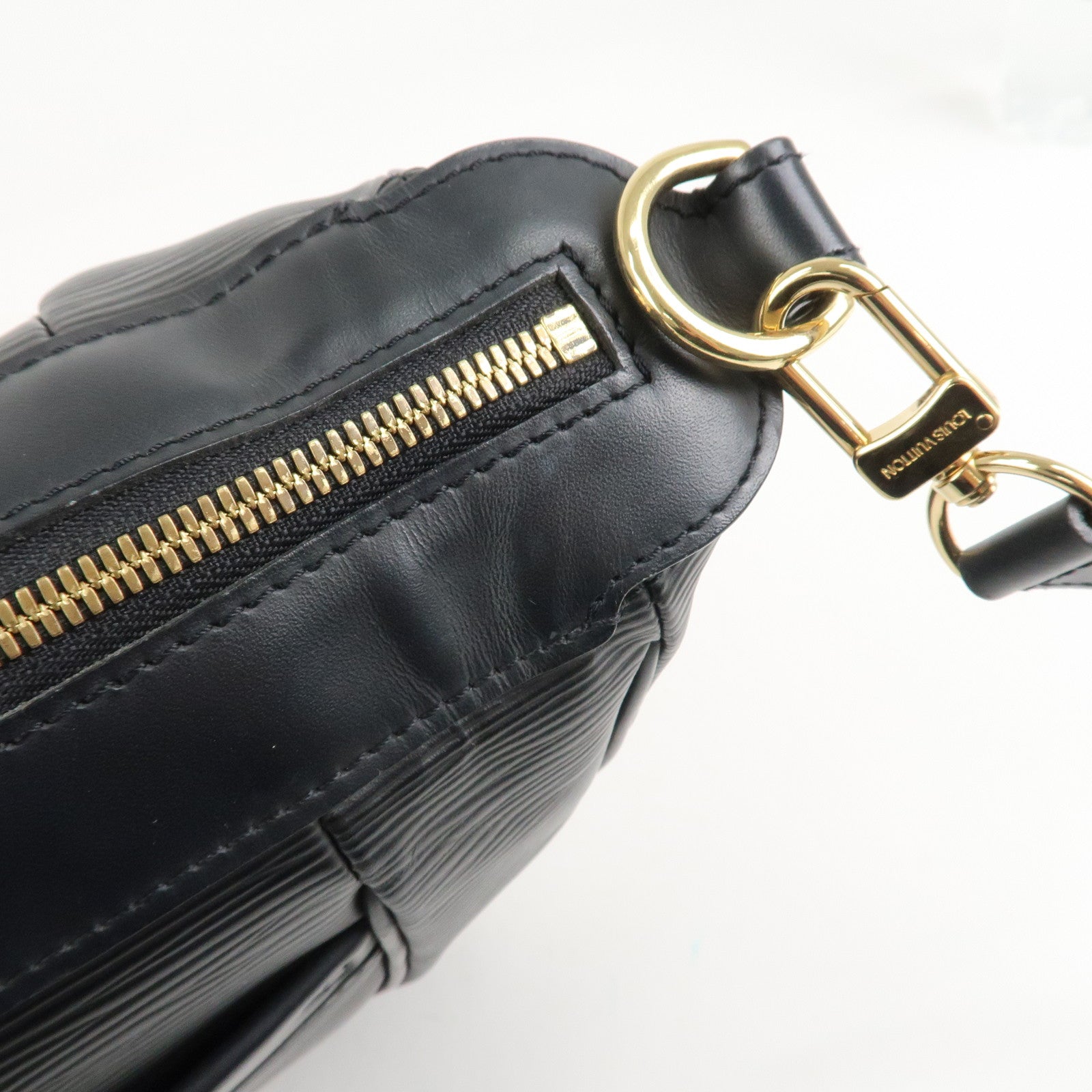 Louis Vuitton Epi Dannula MM Hand Bag Noir Black M59102 Used