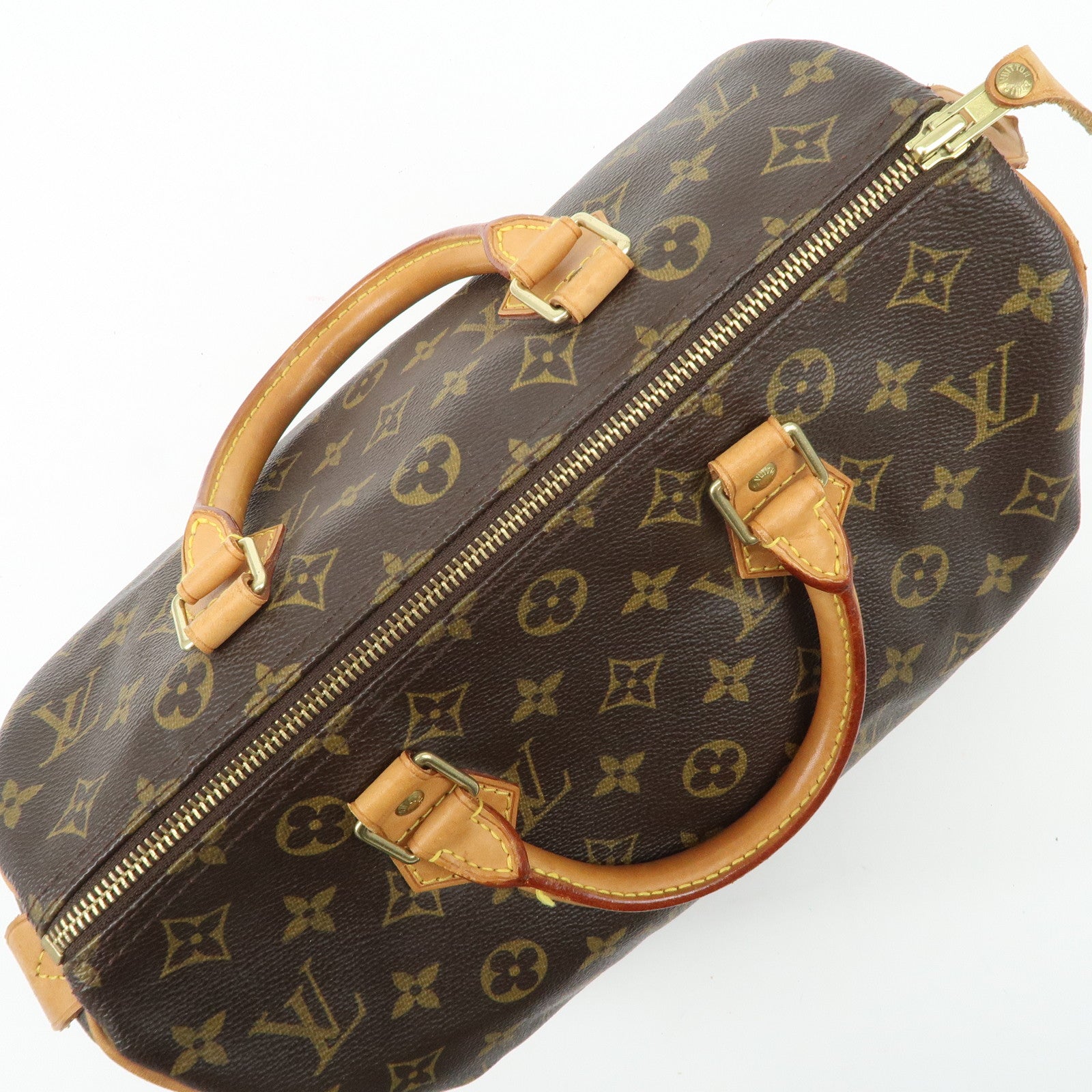 Louis Vuitton Monogram Speedy 30 Hand Bag Boston Bag M41526 Used