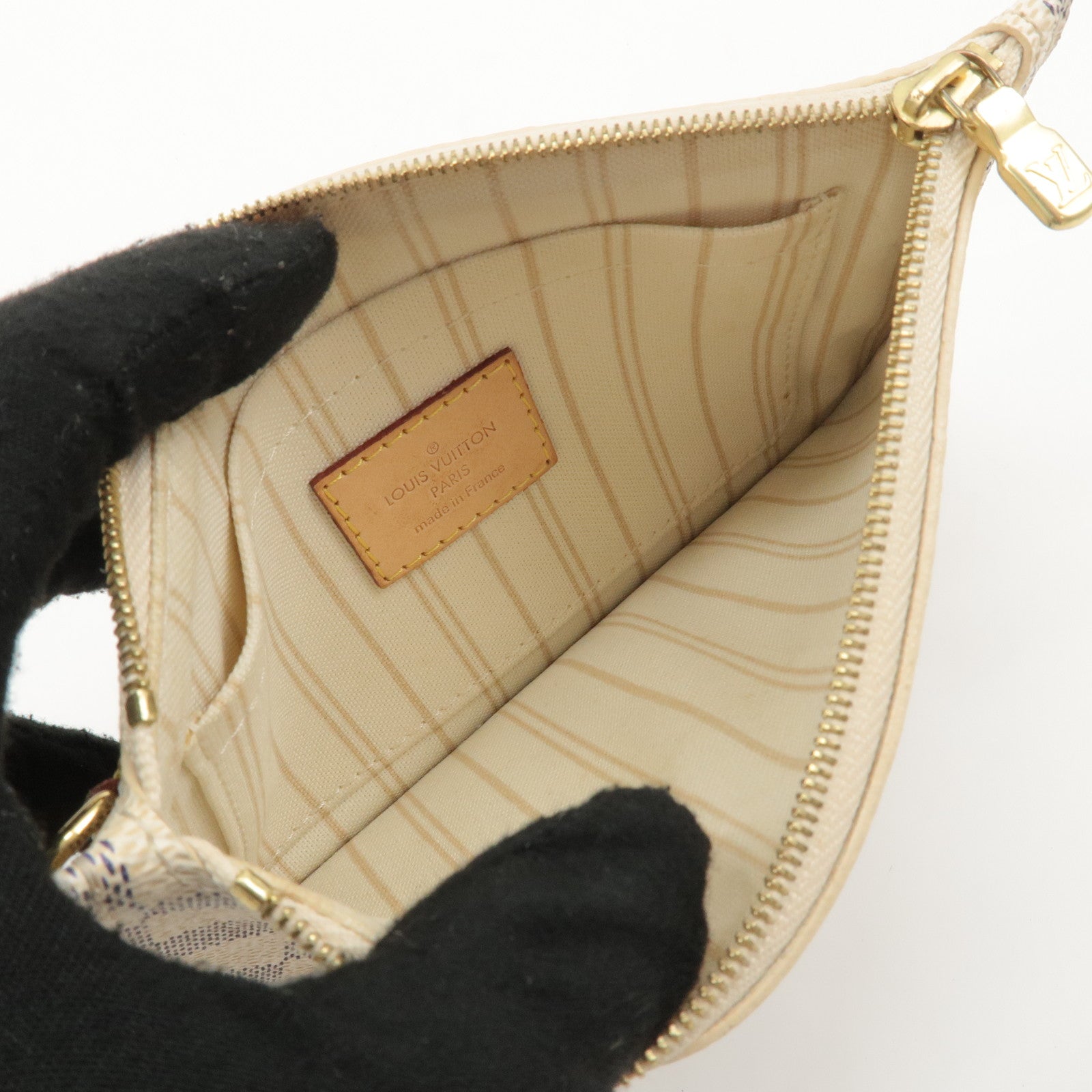 Louis Vuitton Damier Azur Mini Pouch for Neverfull PM Used
