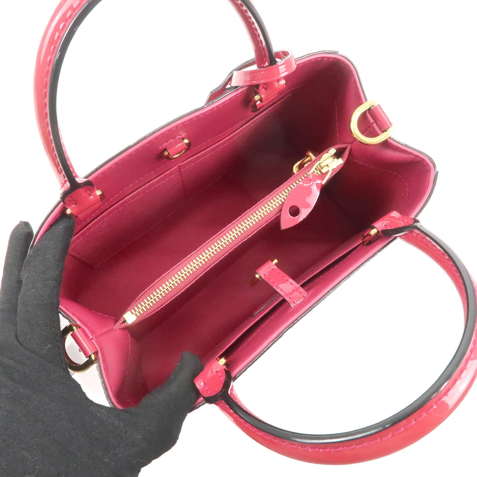 Louis Vuitton Monogram Vernis Montaigne BB Hand Bag M50172 Used