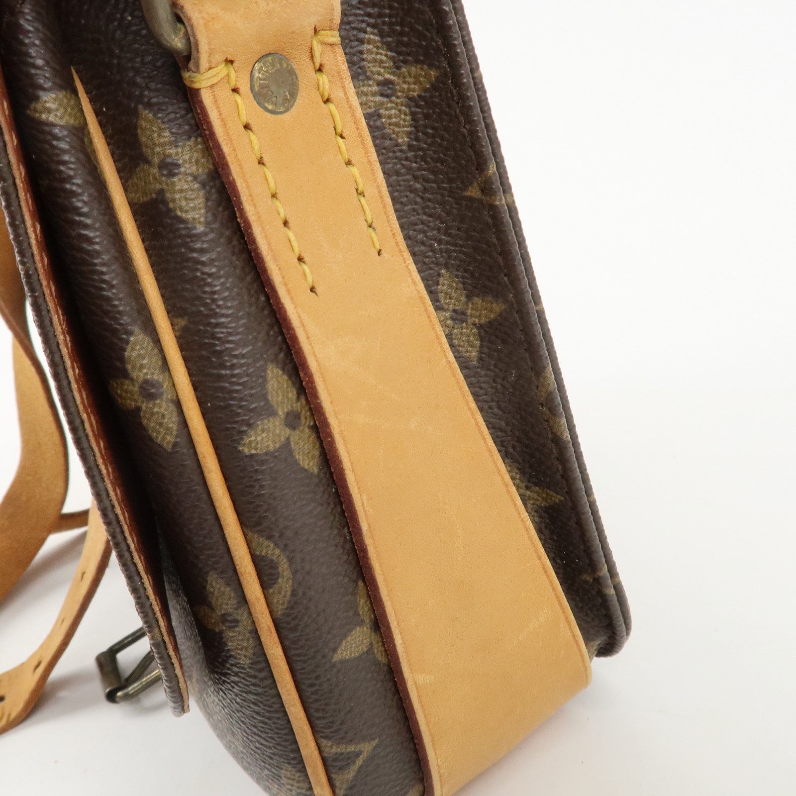 Louis Vuitton Monogram Cartouchiere 22 Shoulder Bag M51253 Used