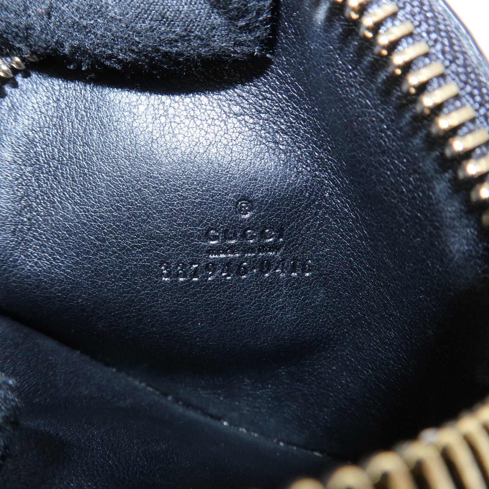 GUCCI SOHO Patent Leather Coin Purse Black 337946 Used