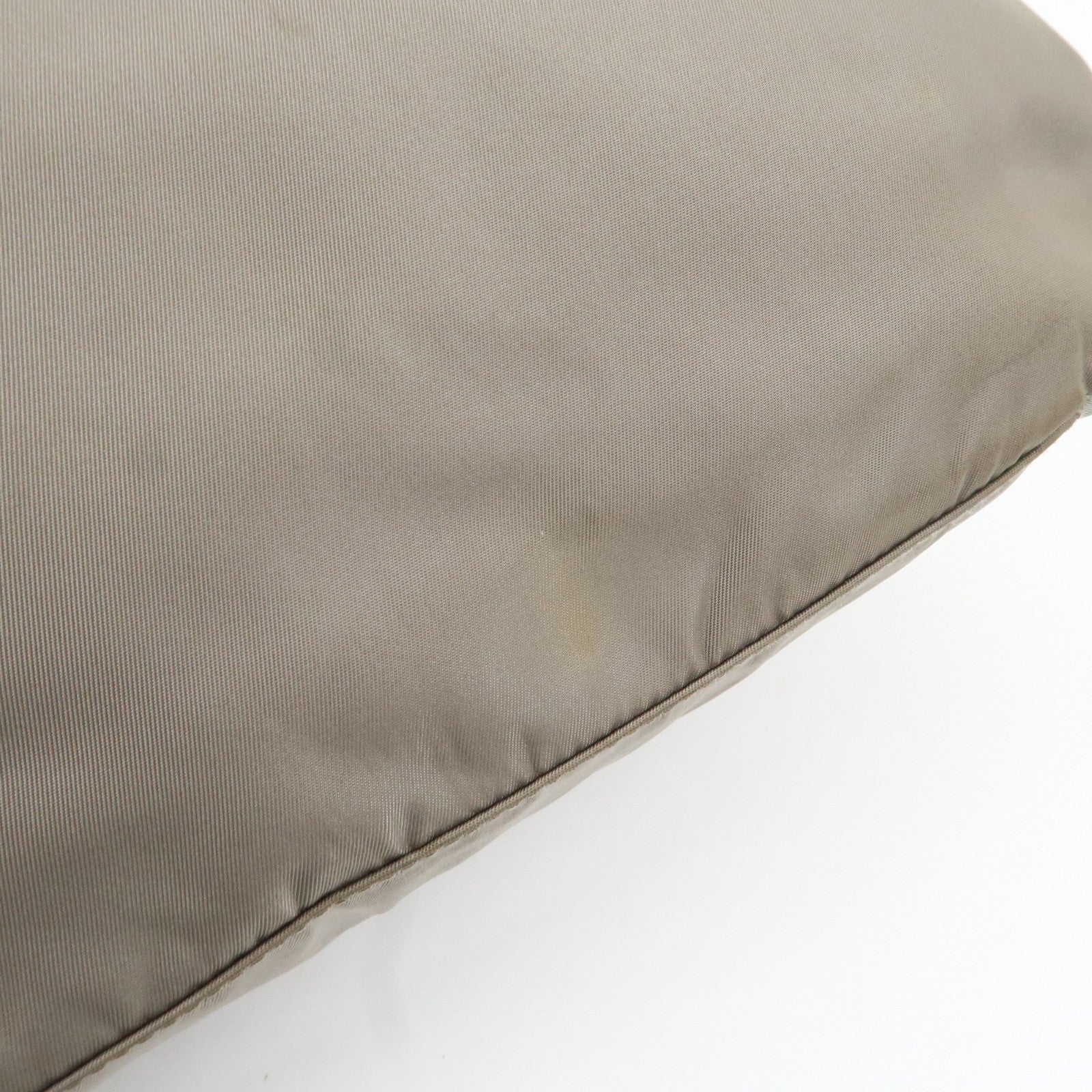 PRADA Nylon Shoulder Bag Gray Used