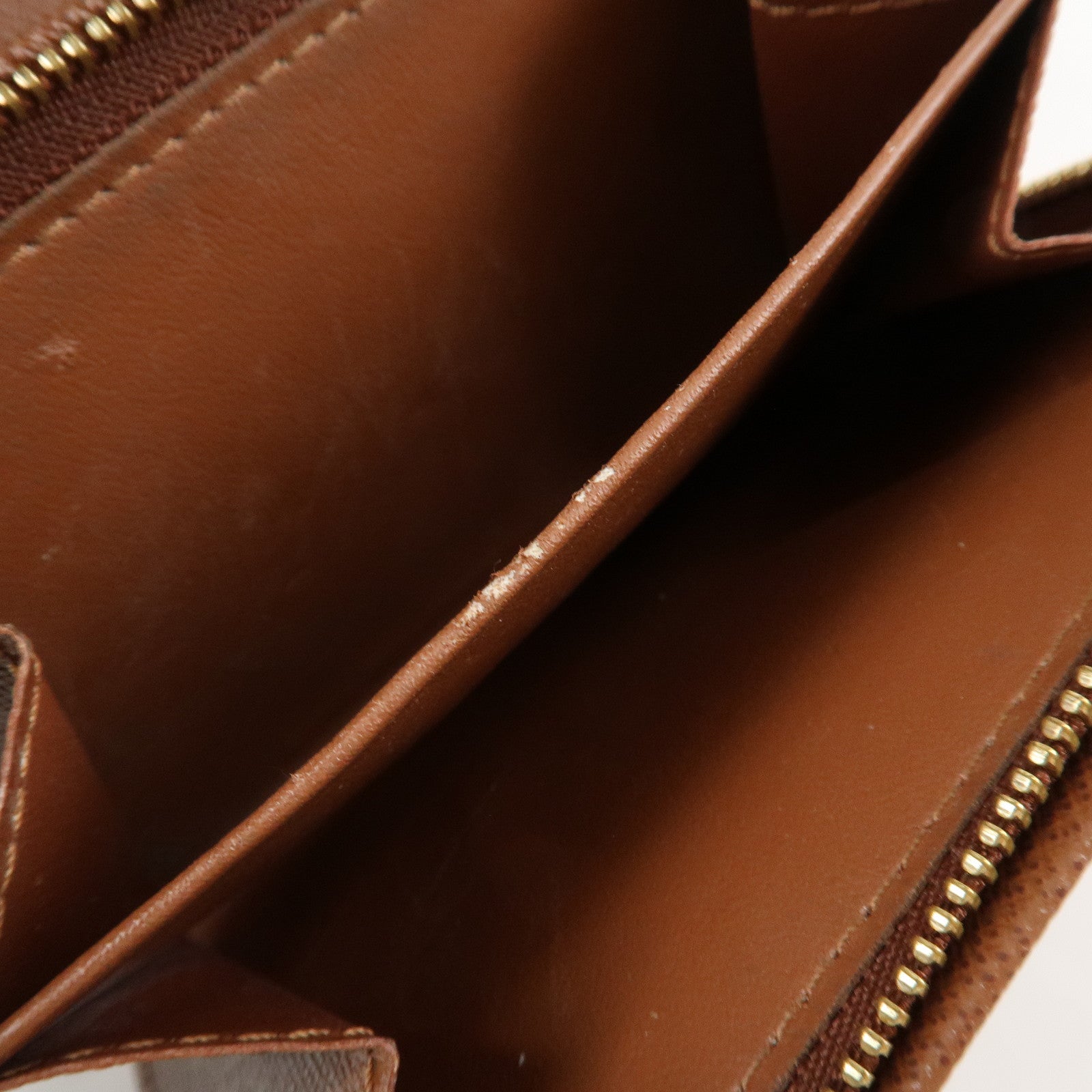 Louis Vuitton Monogram Porte Monnaie Billets Tresor Wallet M61730 Used