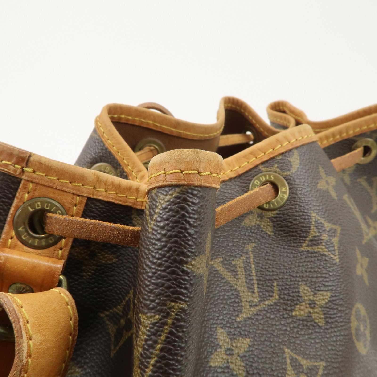 Louis Vuitton Monogram Noe Shoulder Bag Hand Bag Brown M42224 Used