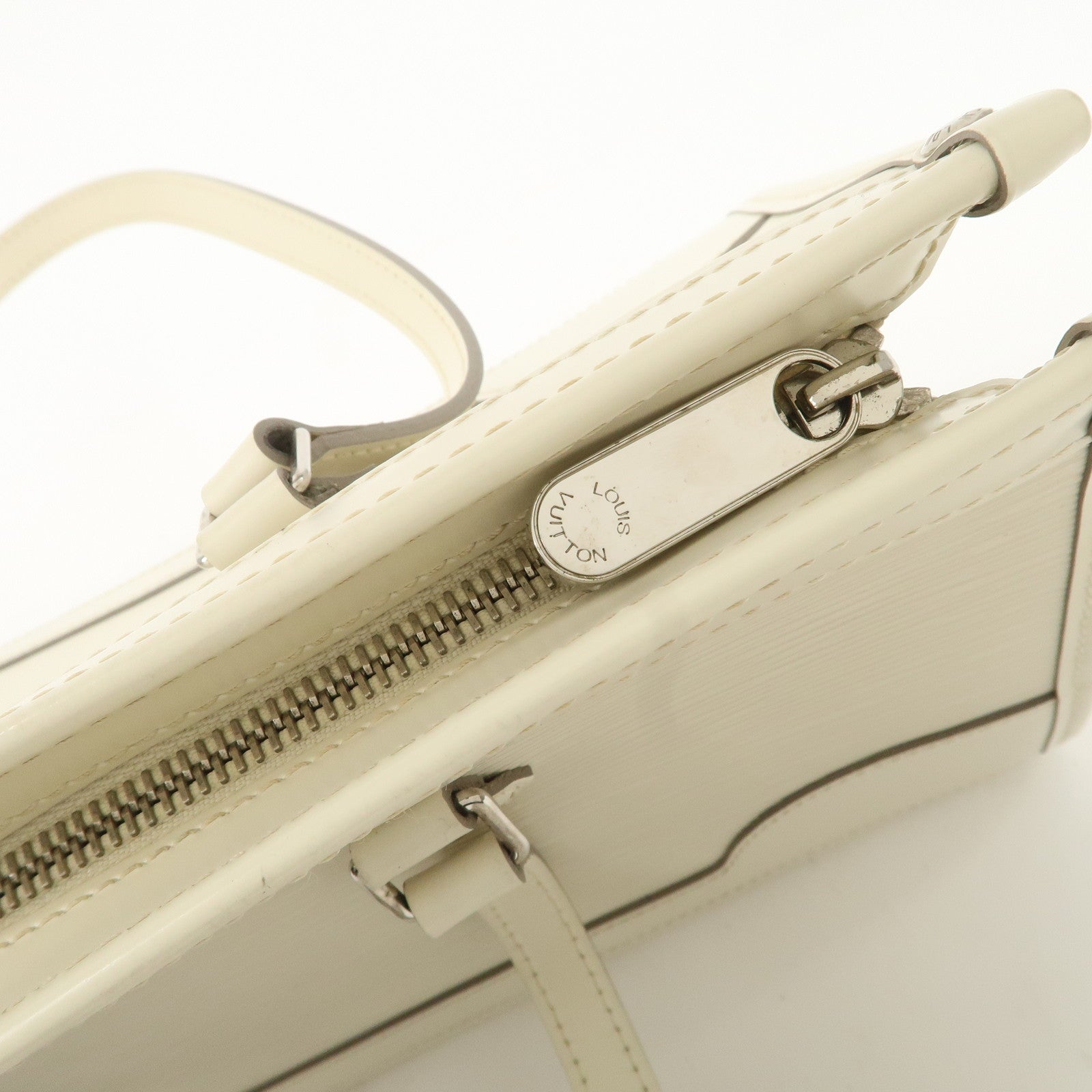 Louis Vuitton Epi Madeleine PM Hand Bag Ivoire White M5933J Used