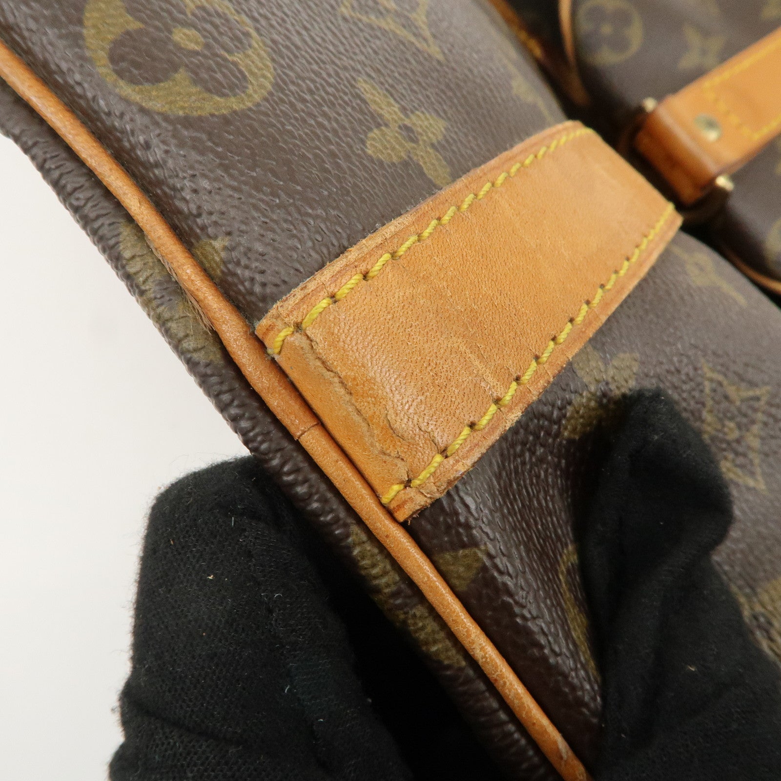 Louis Vuitton Monogram Keep All Bandouliere 50 Boston Bag M41416 Used