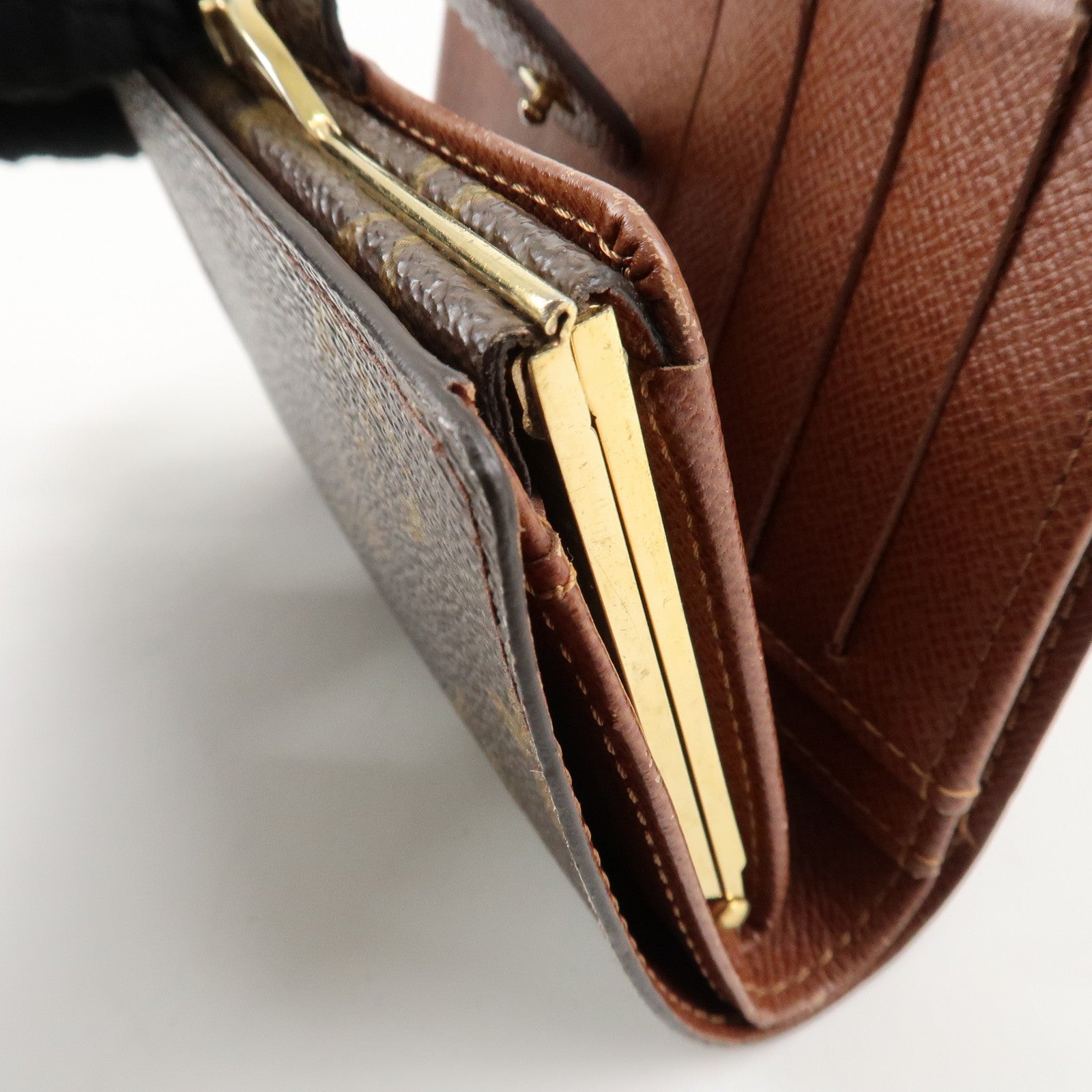 Louis Vuitton Monogram Porte Monnaie Billets Viennois M61663 Used