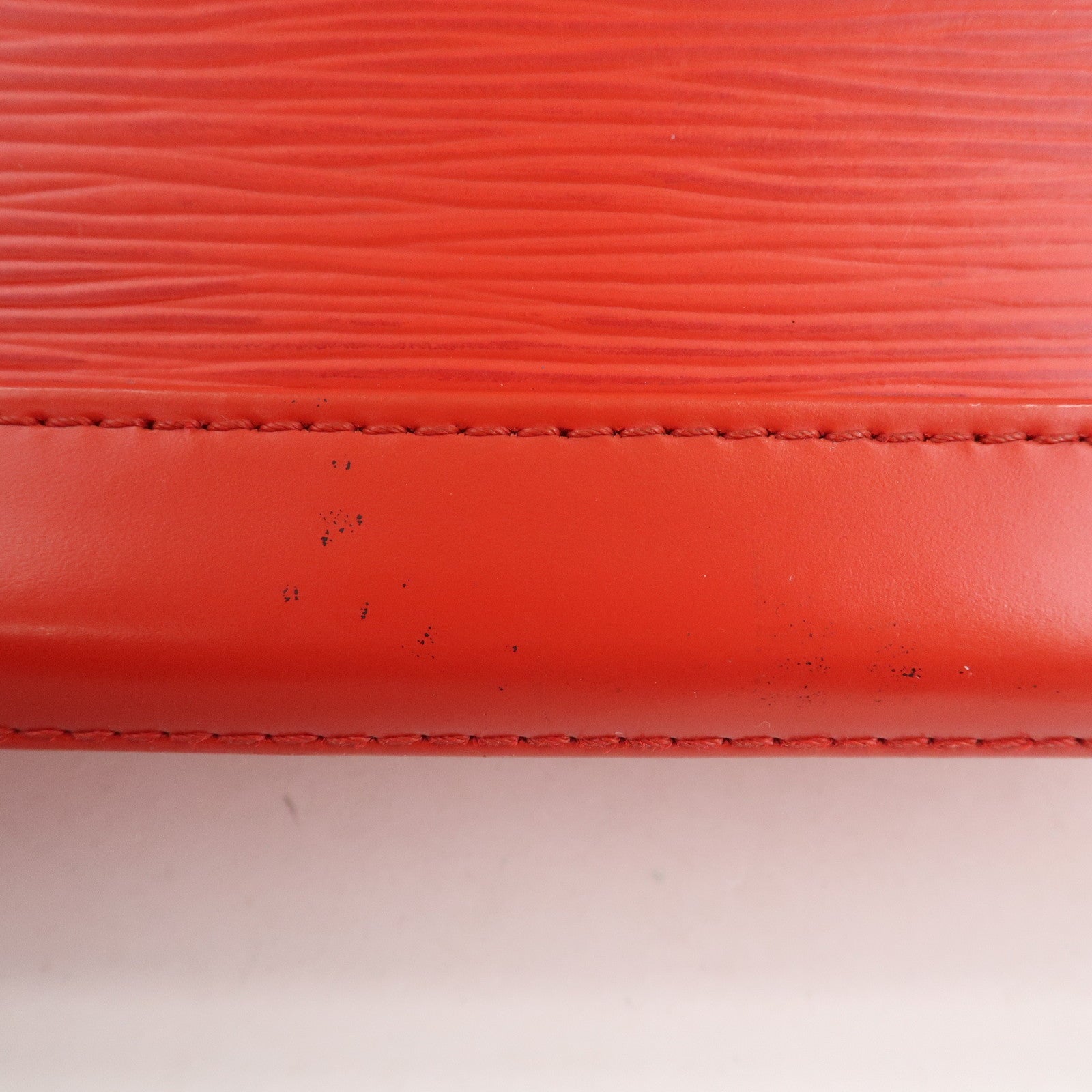 Louis Vuitton Epi Alma PM Hand Bag Coquelicot Red M41154 Used