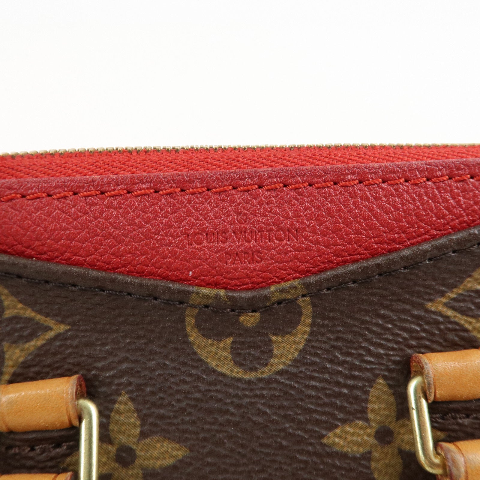 Louis Vuitton Nano Pallas Shoulder Bag Cerise M61254 Used