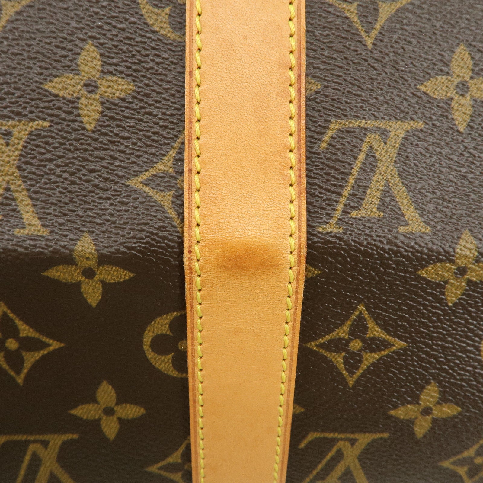 Louis Vuitton Monogram Keep All 50 Boston Bag Brown M41426 Used