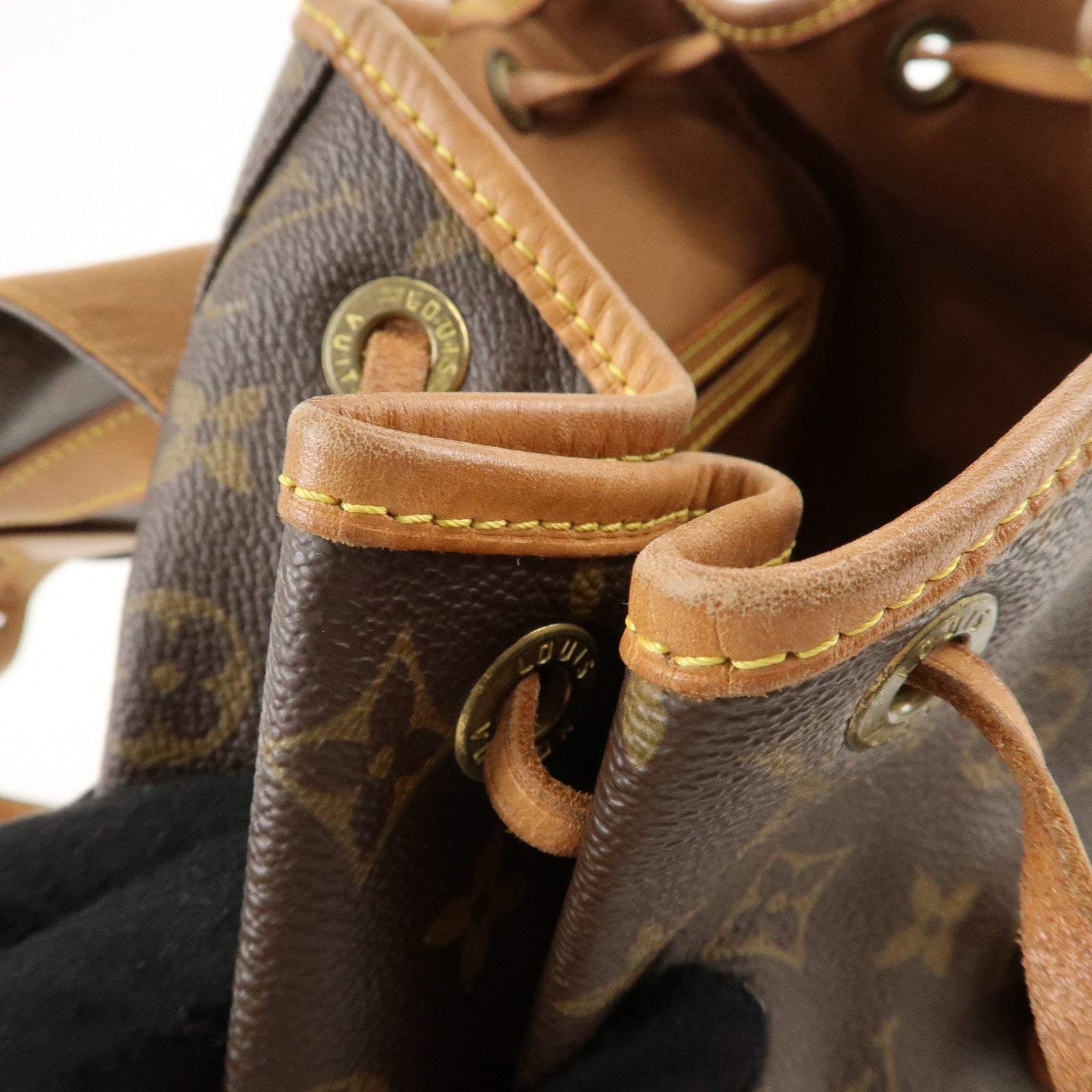 Louis Vuitton Monogram Montsouris MM Back Pack Bag M51136 Used