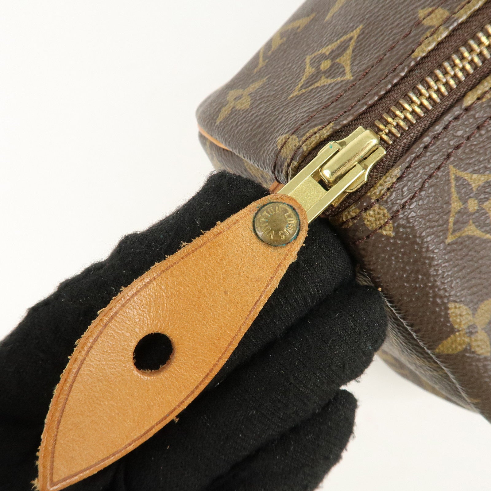 Louis Vuitton Monogram Speedy 30 Hand Bag Boston Bag M41526 Used