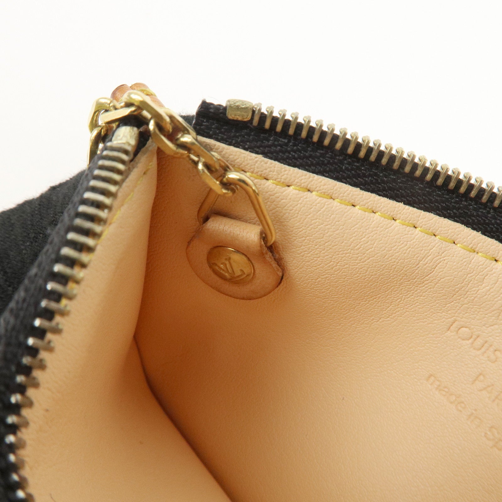 Louis Vuitton Monogram Multicolor Pochette Cles Noir M92654 Used
