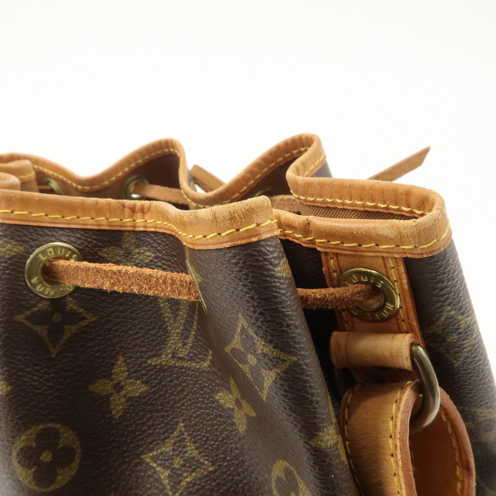Louis Vuitton Monogram Petit Noe Shoulder Bag Brown M42226 Used