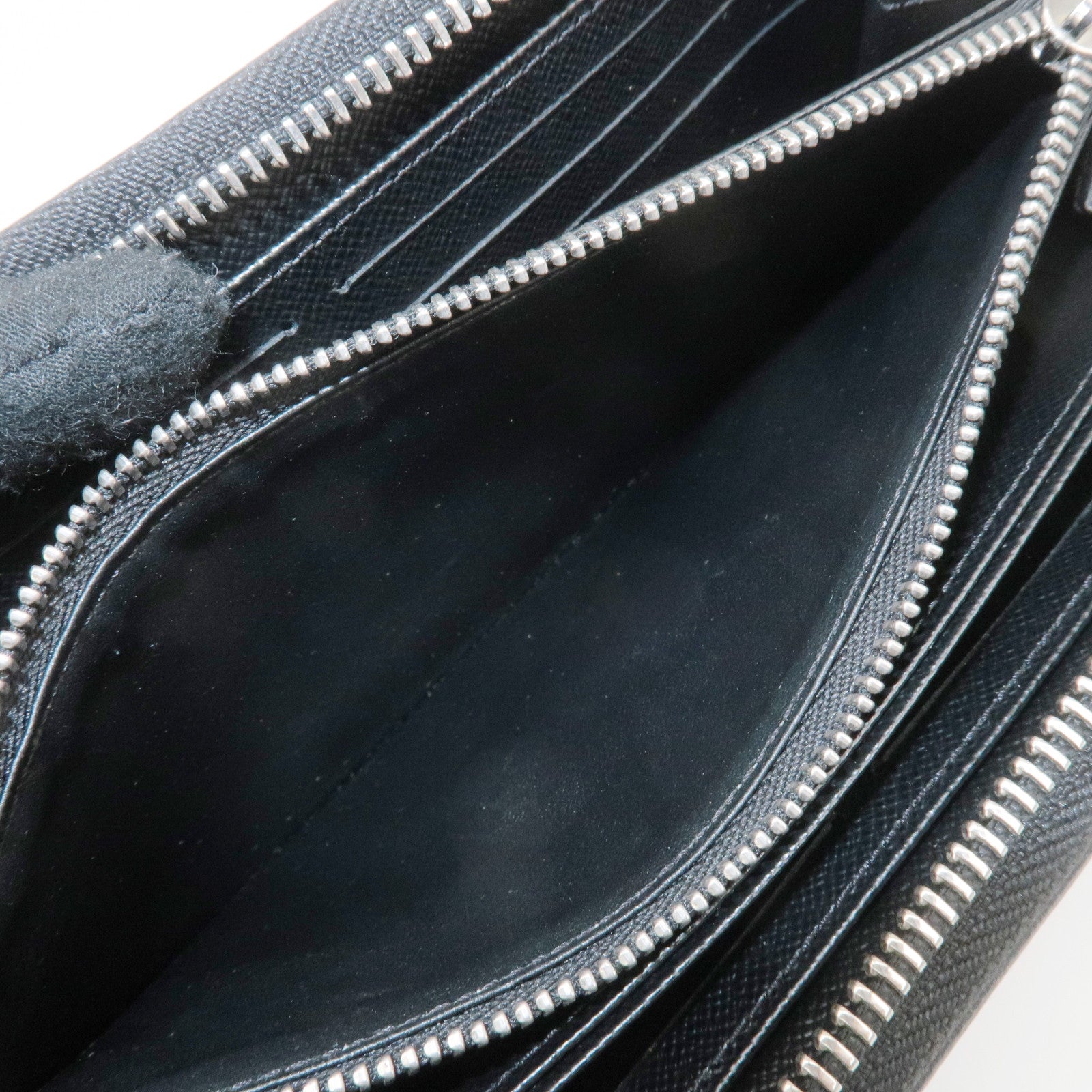 Louis Vuitton Epi Zippy Wallet Zip Around Wallet Noir M61857 Used