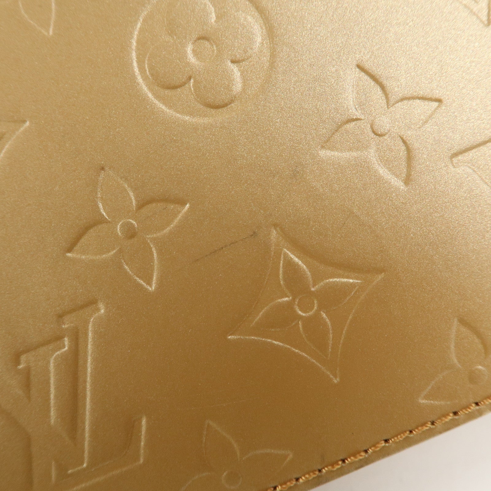 Louis Vuitton Monogram Matte Shelton Hand Bag Ambre M55177 Used