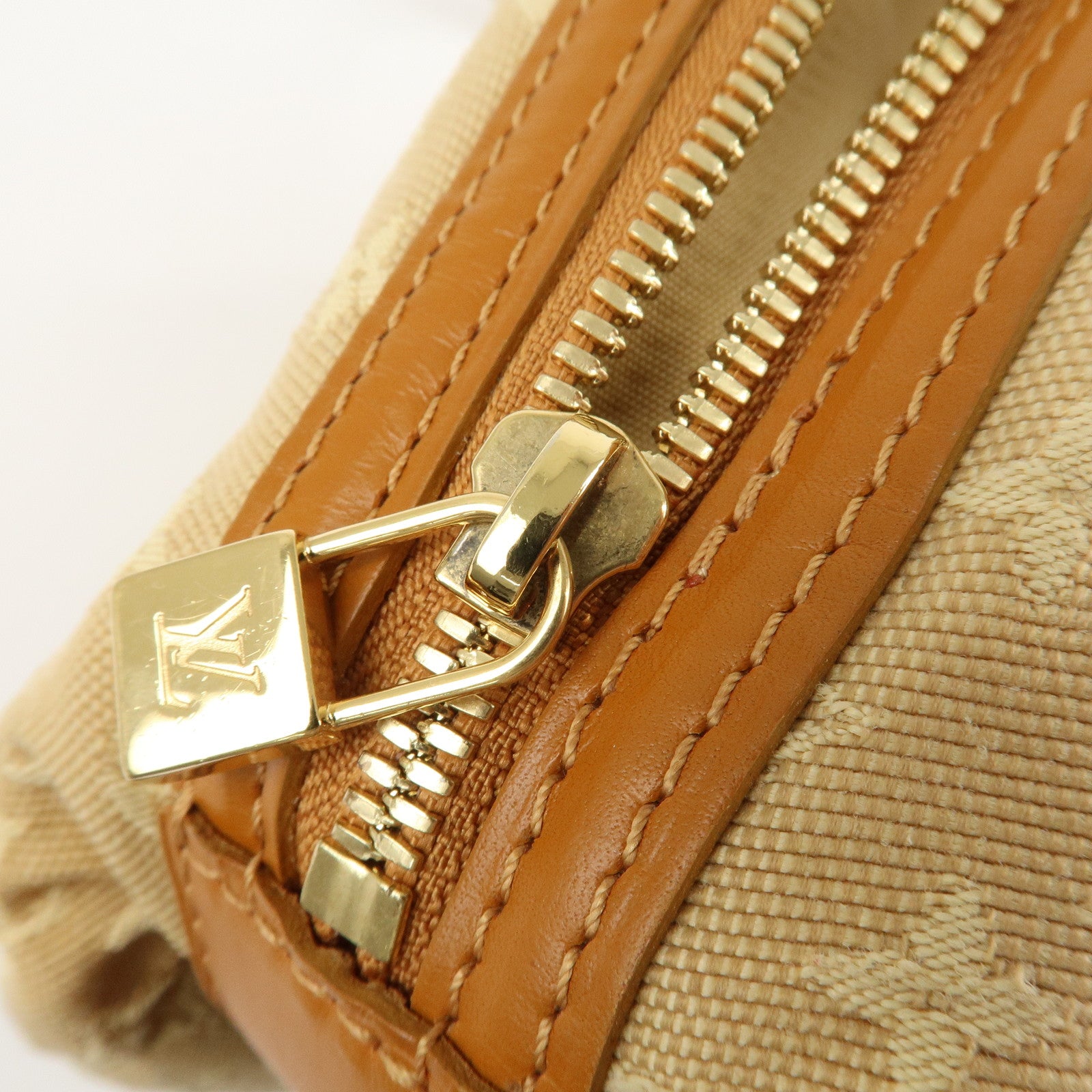 Louis Vuitton Monogram Mini Sac Mary Kate Hand Bag Beige M92508 Used