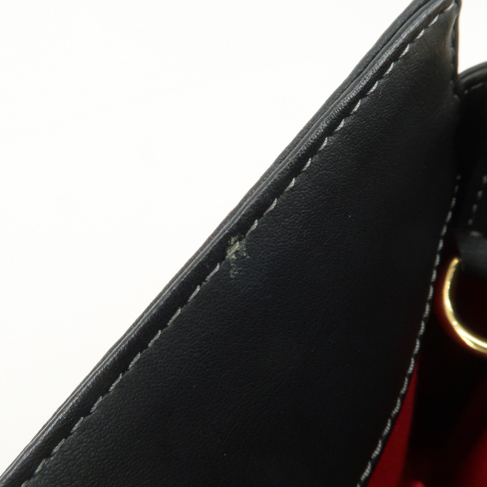 Chloe Leather Eden Tassel Shoulder Bag Black 01-11-62 Used