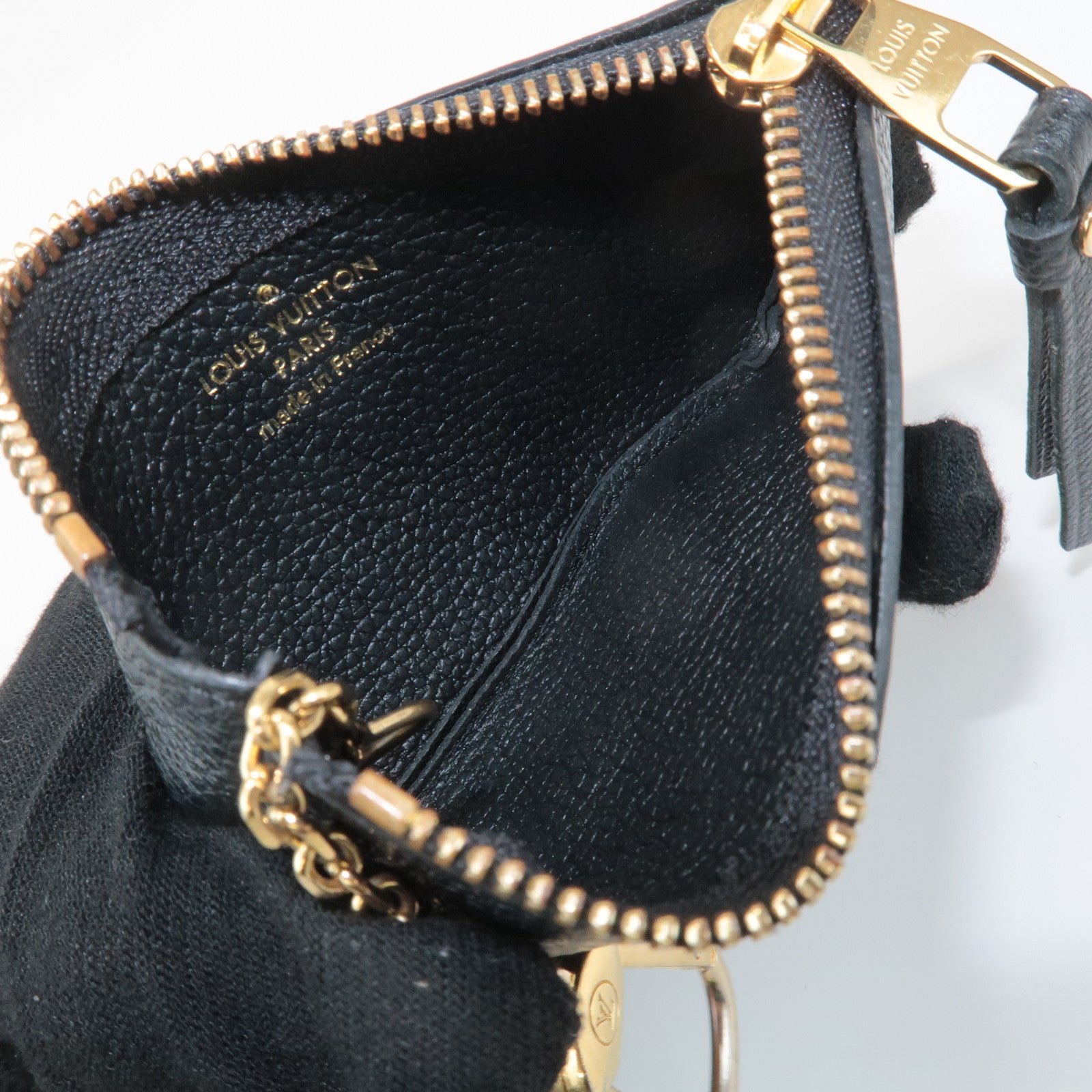 Louis Vuitton Monogram Empreinte Pochette Cles Coin Case M80879 Used