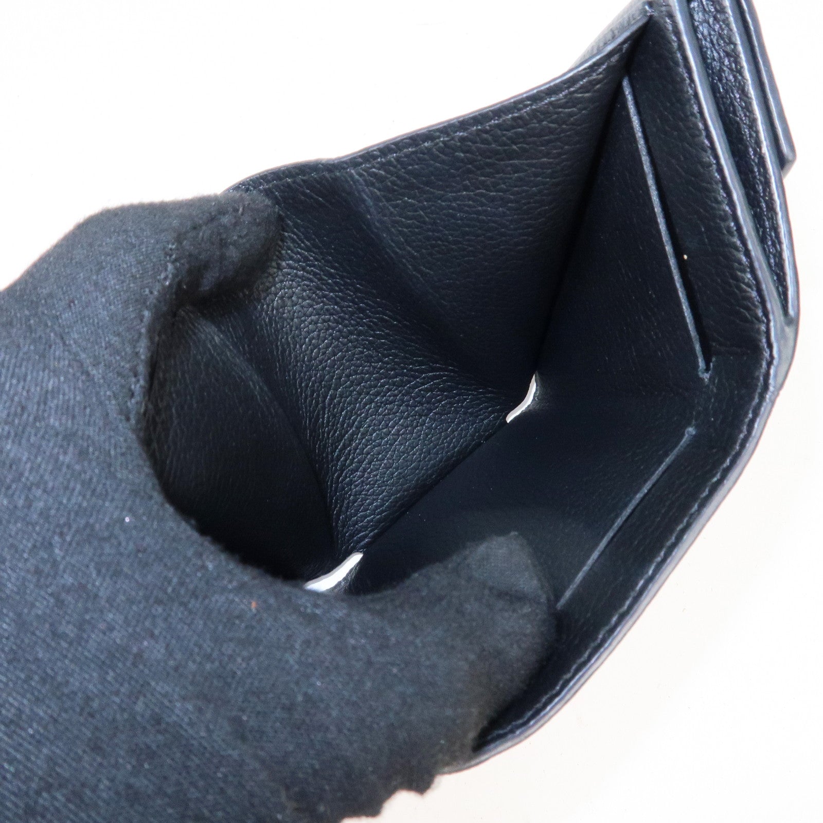 Louis Vuitton Lock Me Portefeuille Lock Mini Wallet Noir M63921 Used