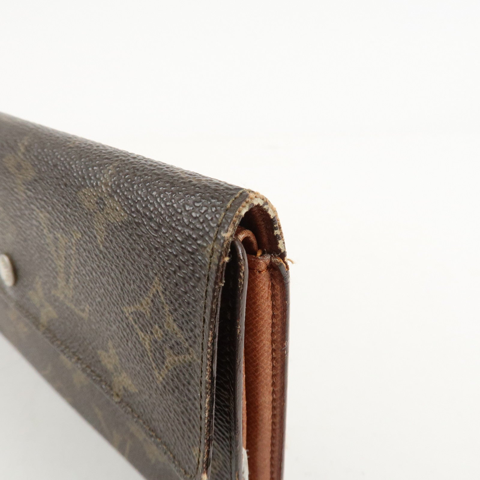 Louis Vuitton Monogram Set of 3 Wallet Brown M61730 M61215 Used