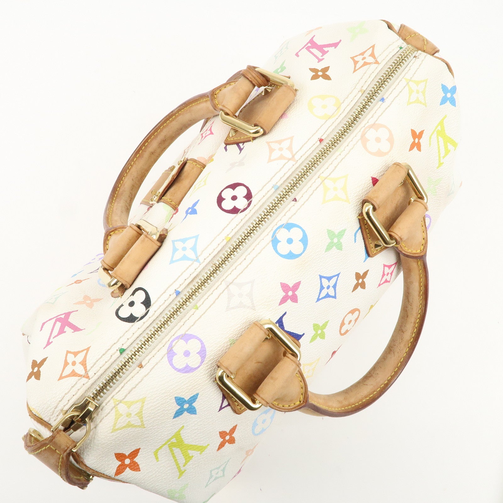 Louis Vuitton Monogram Multicolor Speedy 30 Hand Bag M92643 Used