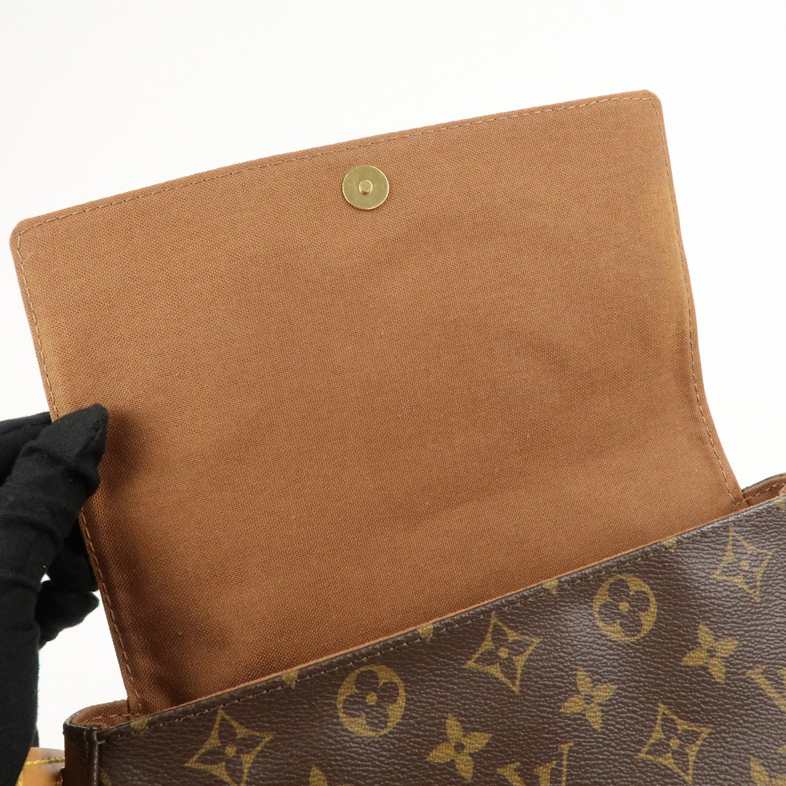 Louis Vuitton Monogram Mini Looping Shoulder Bag Hand Bag M51147 Used