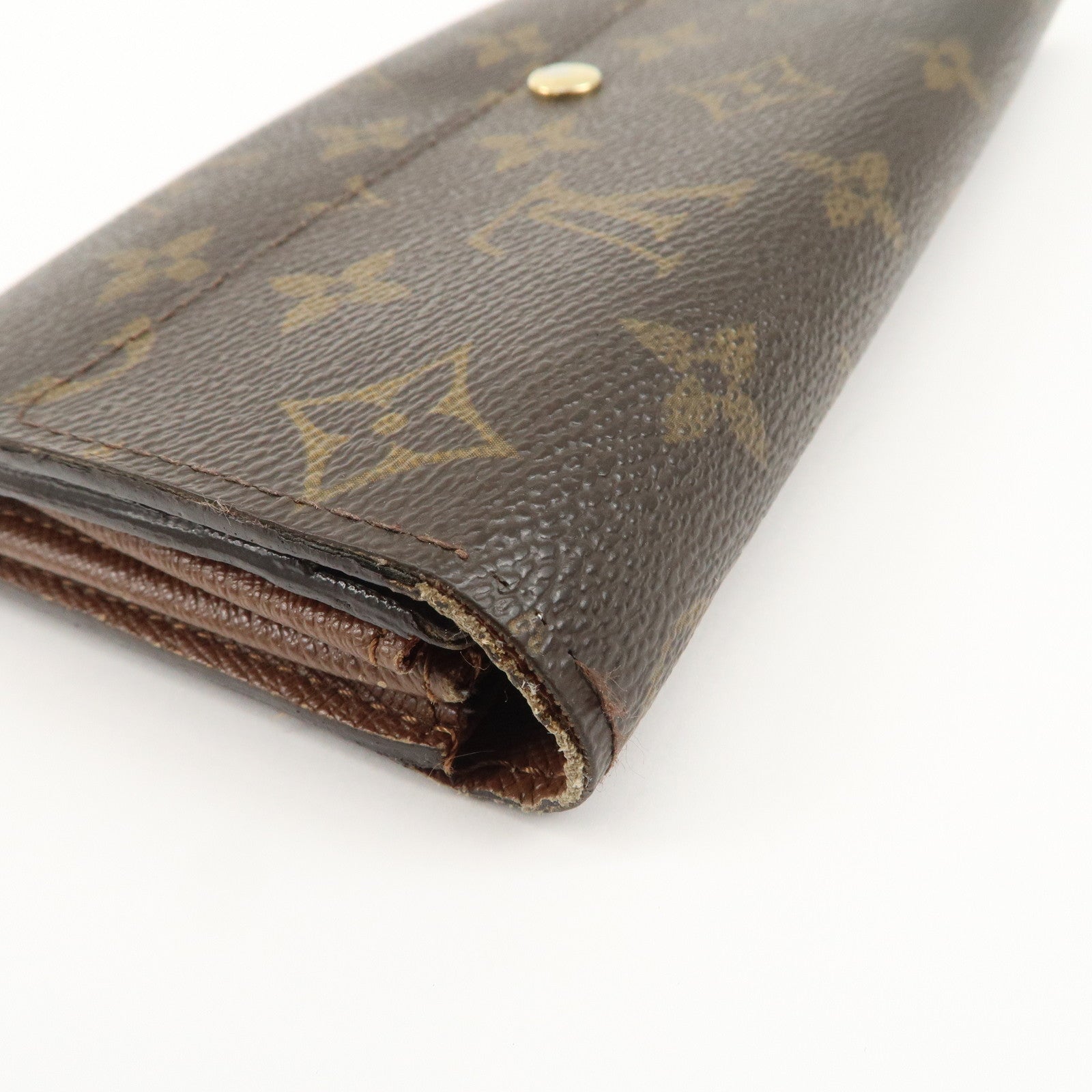 Louis Vuitton Monogram Set of 2 Long Wallet M61734 M93532 Used