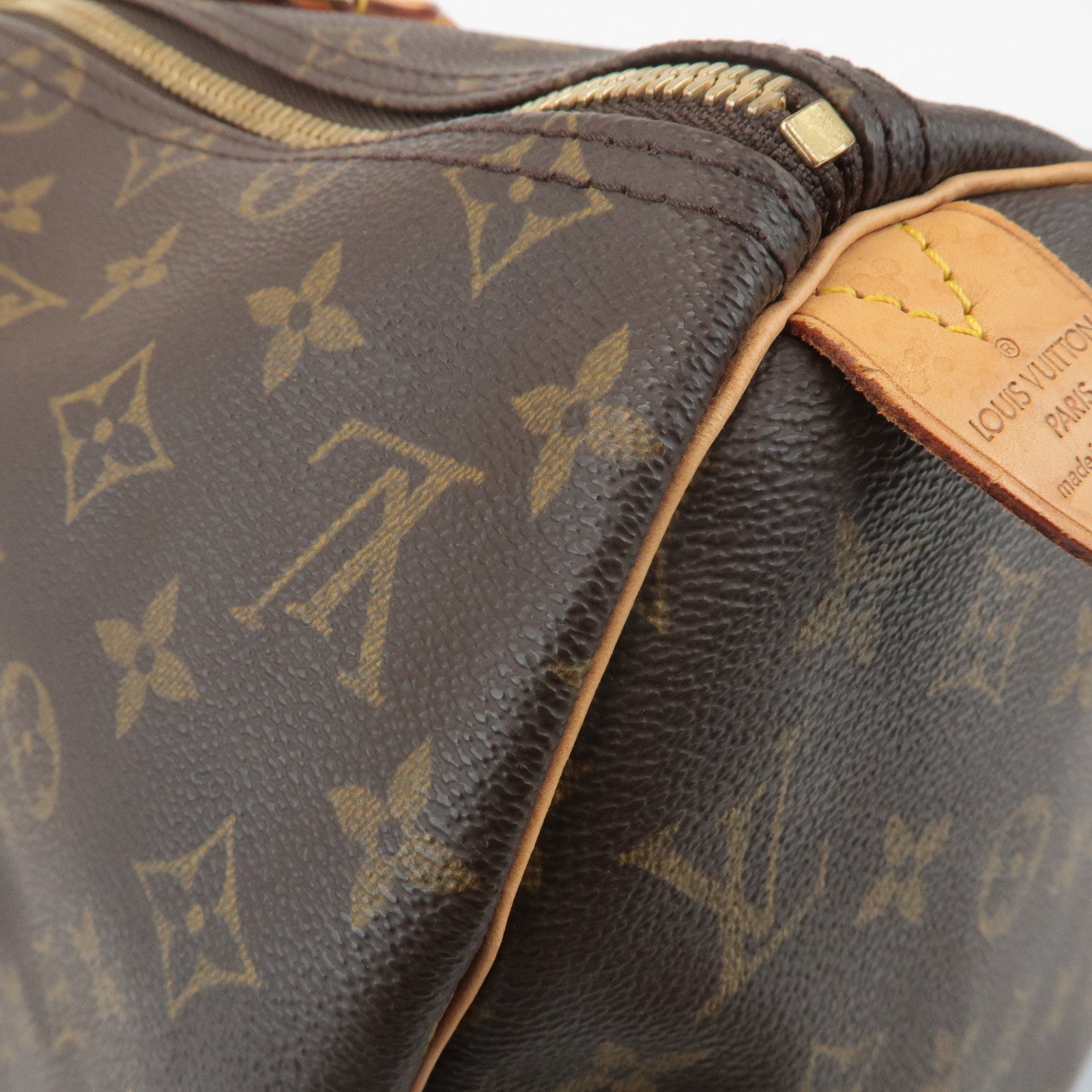 Louis Vuitton Monogram Keep All 45 Boston Bag Brown M41428 Used
