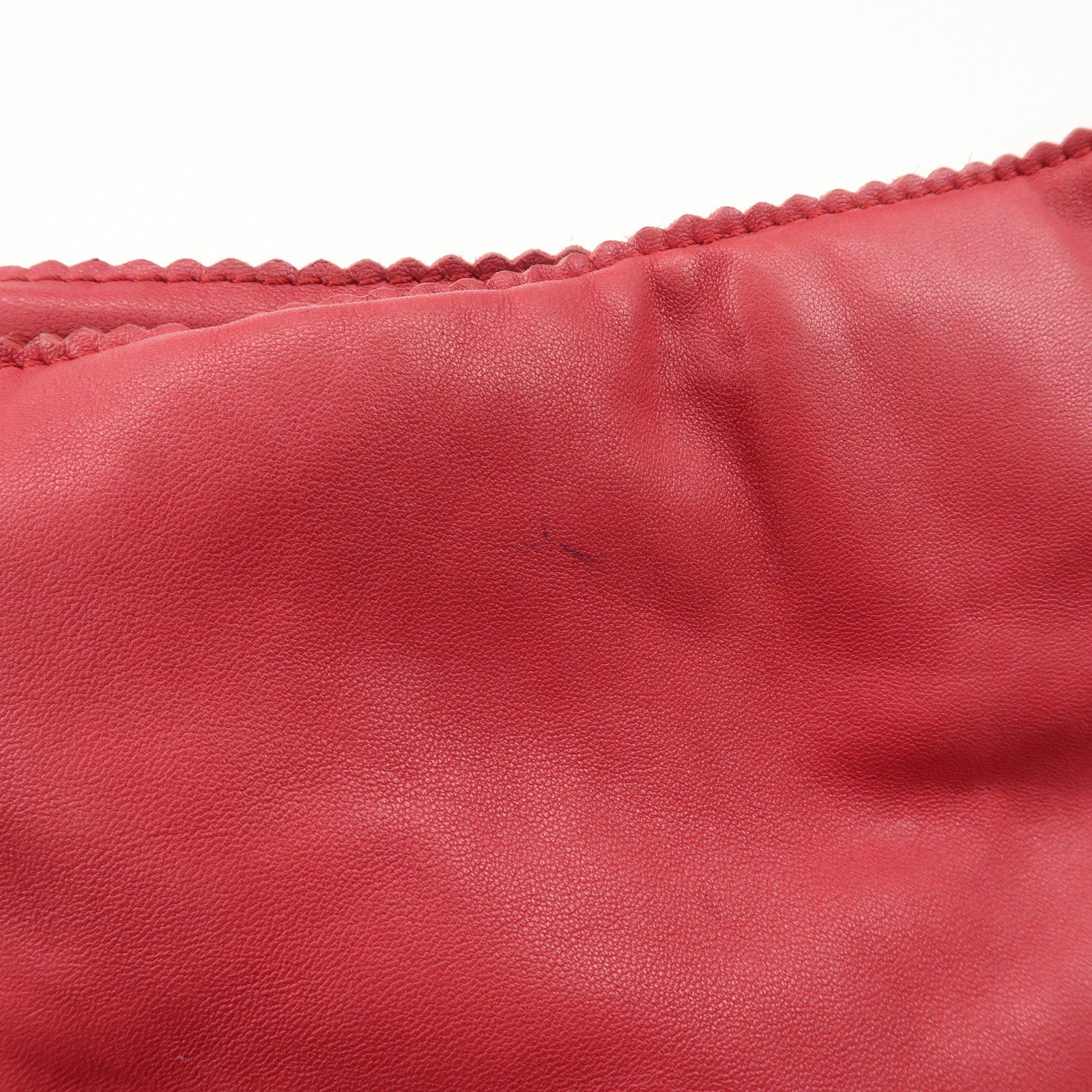 LOEWE Anagram Nappa Leather Viento One Shoulder Bag Pink Used