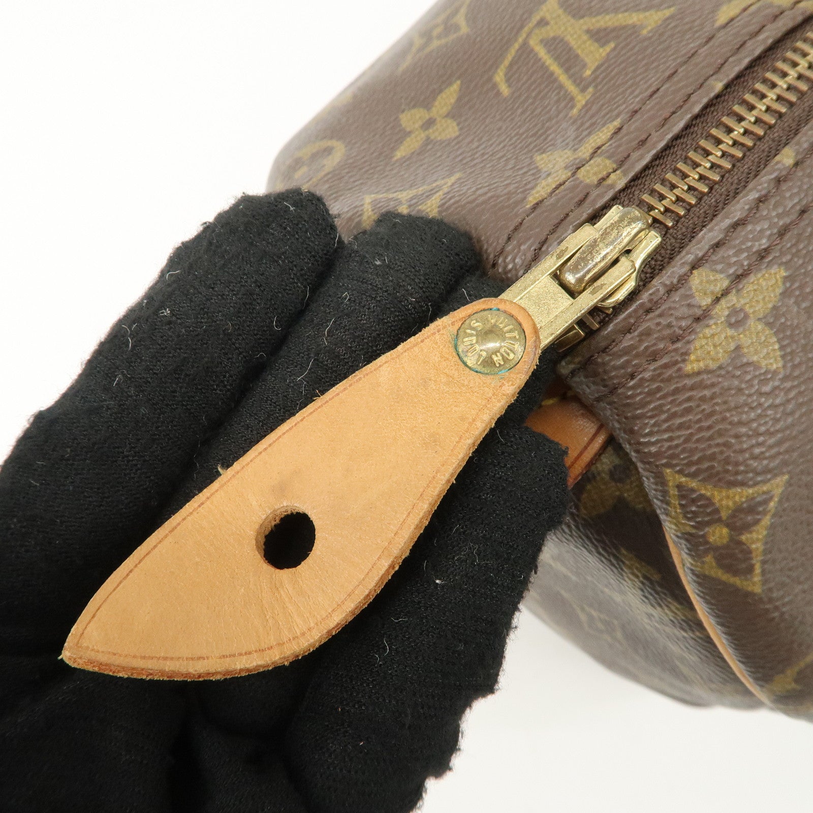 Louis Vuitton Monogram Speedy 40 Hand Bag Boston Bag M41522 Used