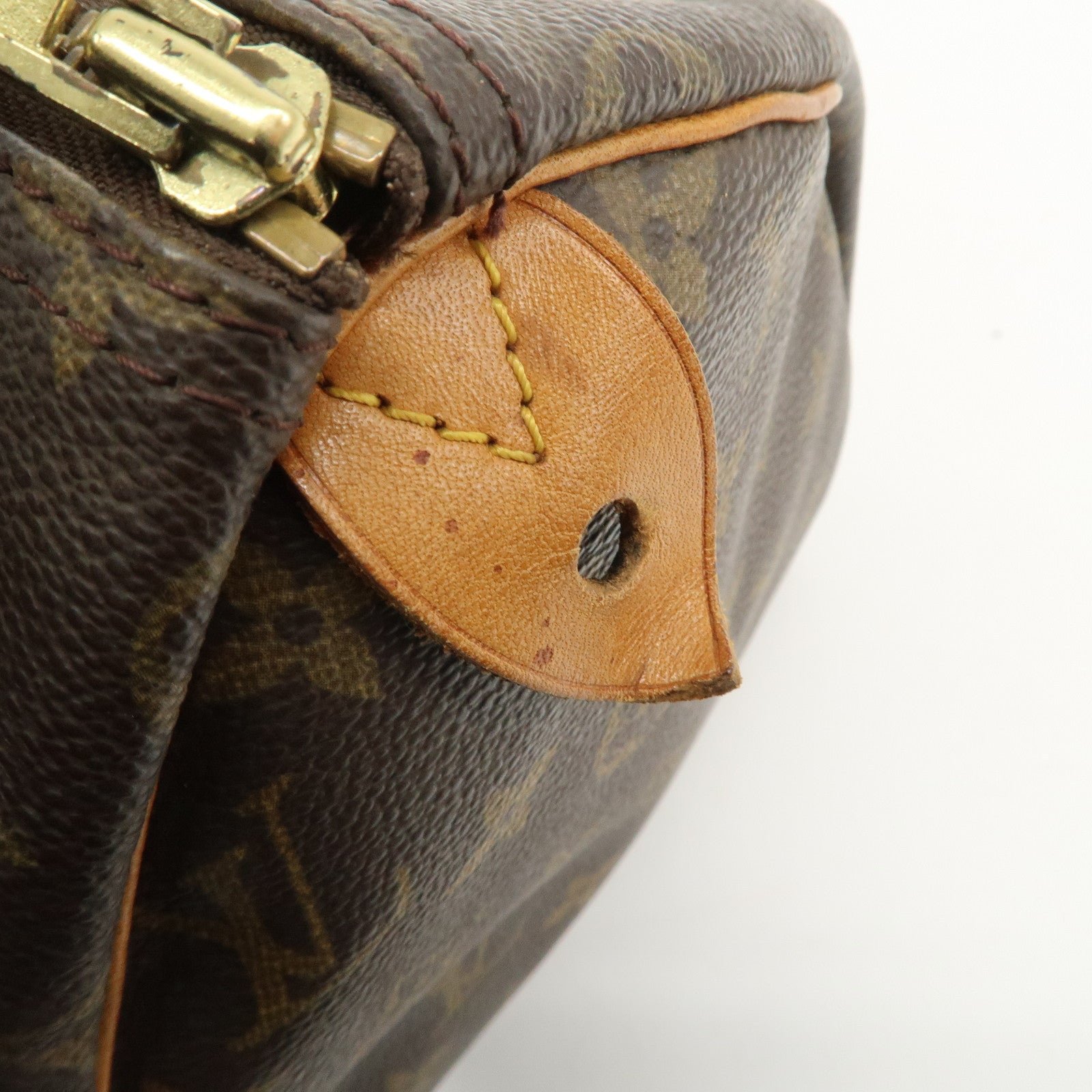 Louis Vuitton Monogram Speedy 30 Hand Bag Boston Bag M41526 Used